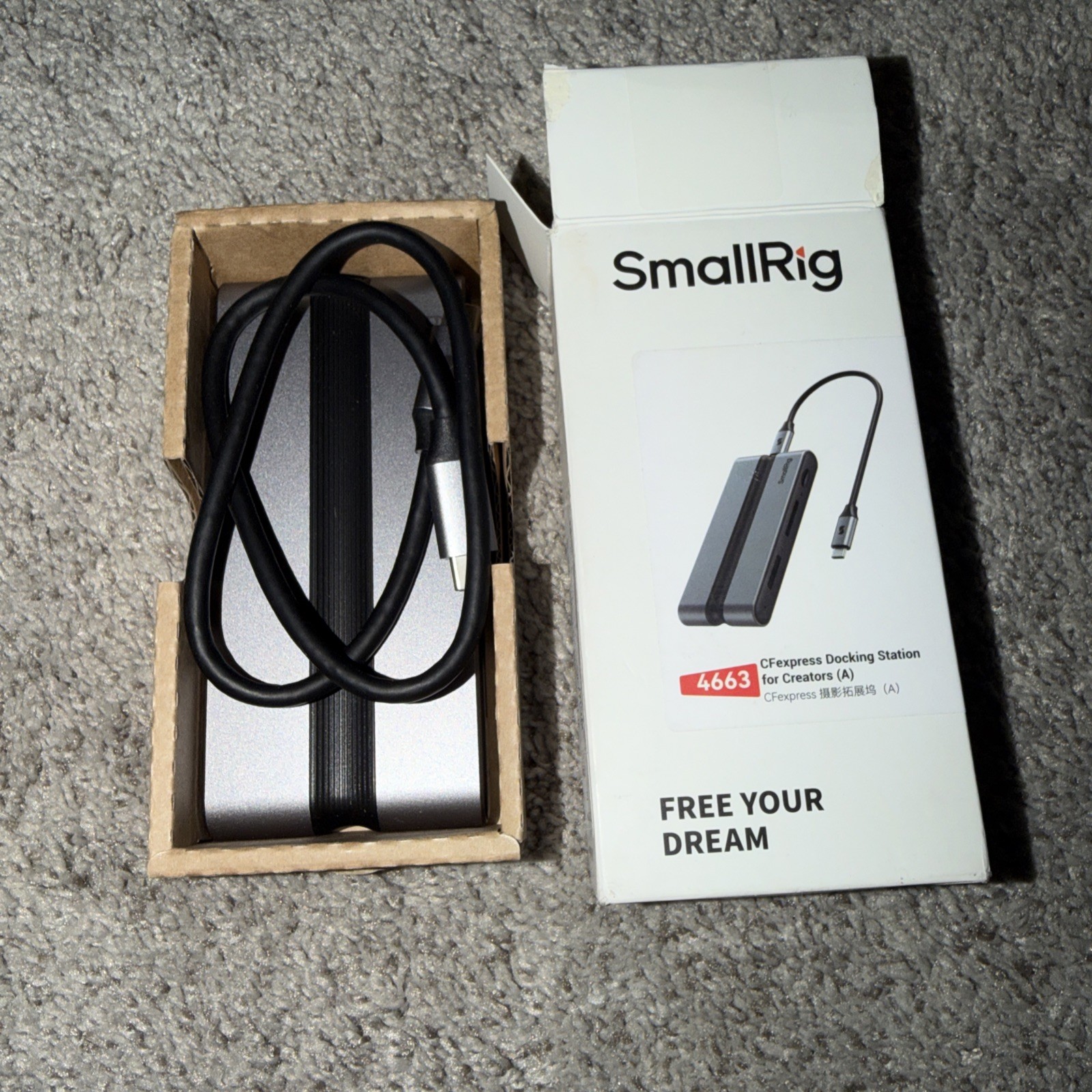 SmallRig 9 in 1 CFexpress Type A Card Reader Docking Station with USB3.2