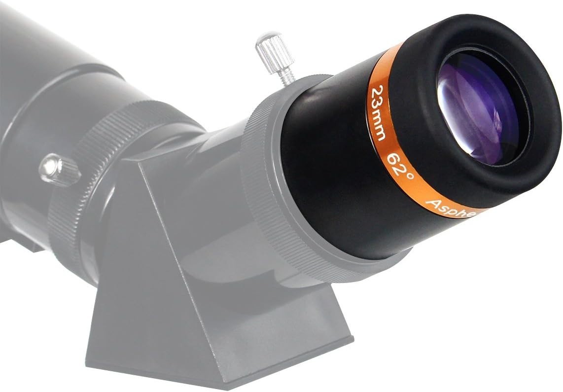 Telescope Eyepiece Set 4mm 10mm 23mm – Wide Angle Lens Kit