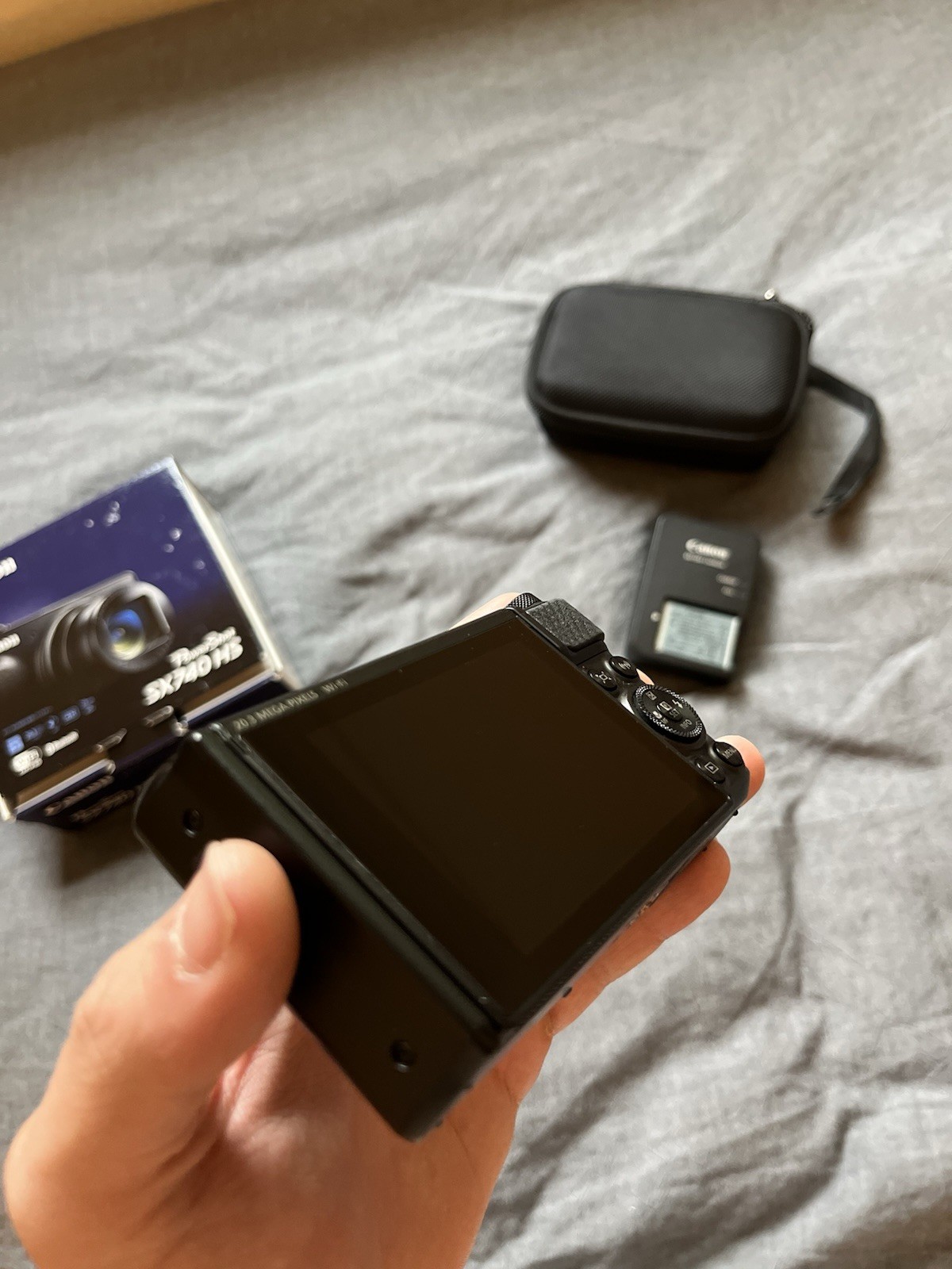 Canon PowerShot SX740 HS 20.3MP Point & Shoot Camera – Black