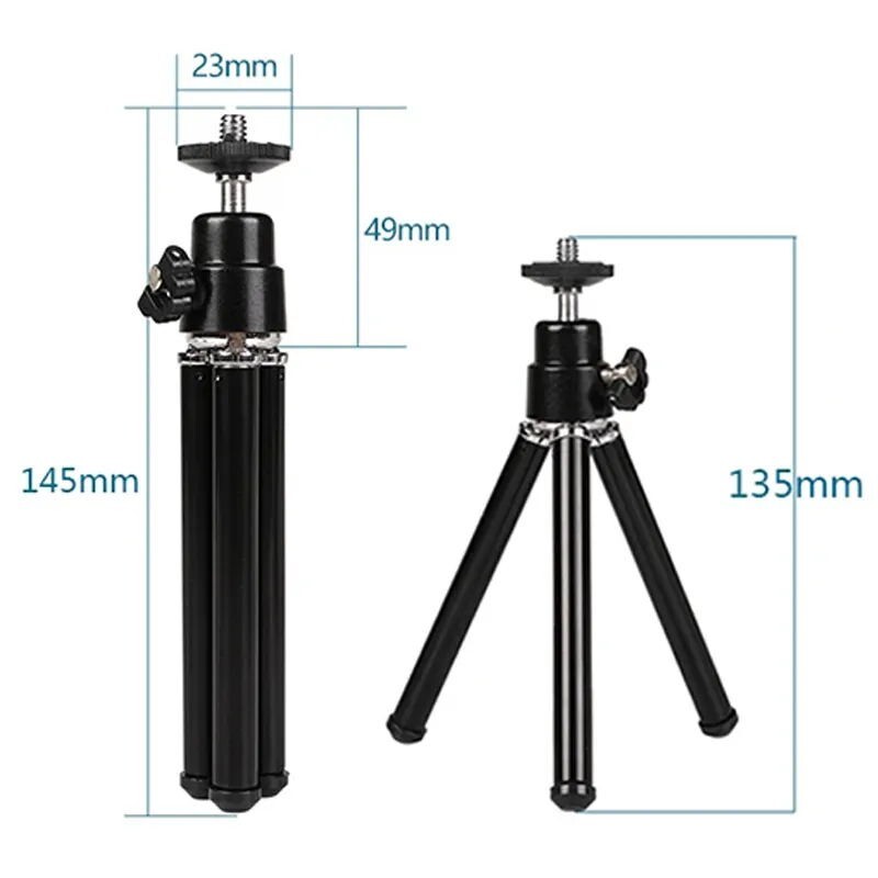 Universal Adjustable Photo Tripod Stand Mount Phone Holder for Camcorder Camera