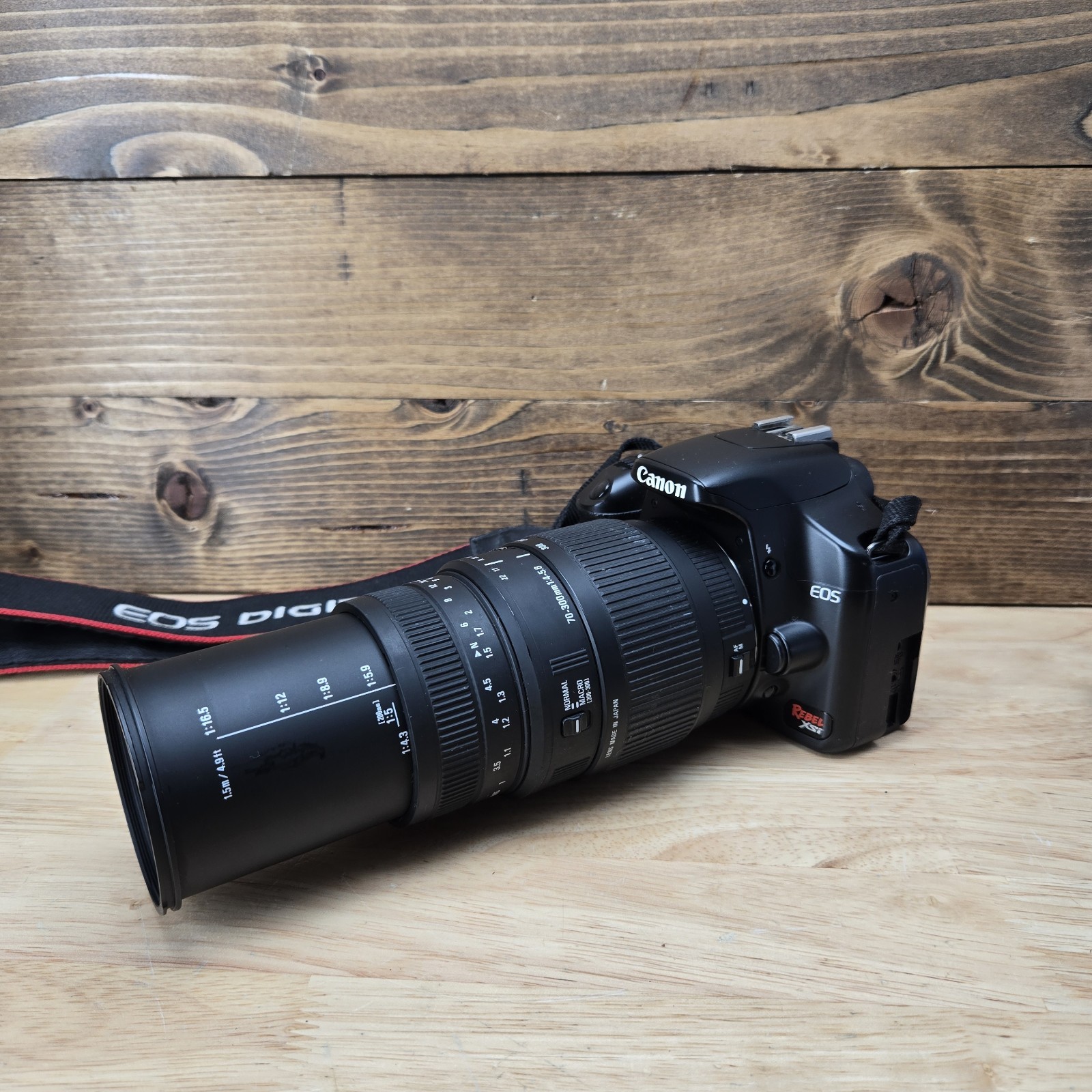 Canon EOS Rebel XSi DSLR Digital Camera w/ 50mm Lens And 70-300 Sigma DG LENS
