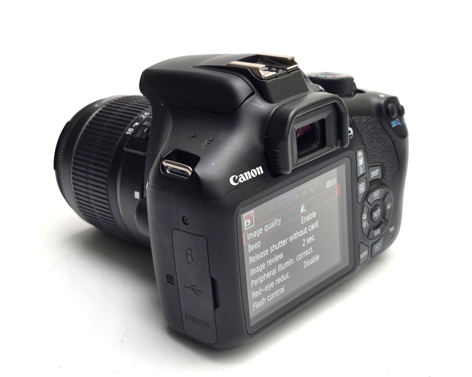 Canon EOS 1300D/ Rebel T6 18MP Digital SLR Camera, EF-S 18-55mm III Lens