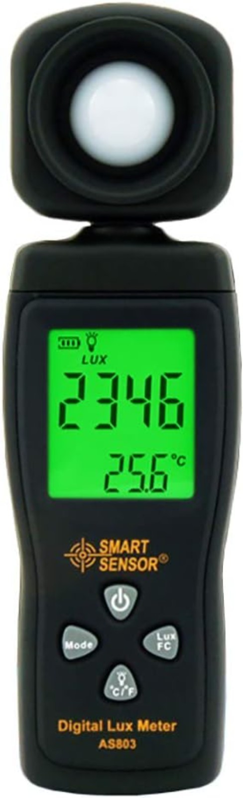 Portable Lux Light Meter for Plant Growth and LED Lighting – Compact Design