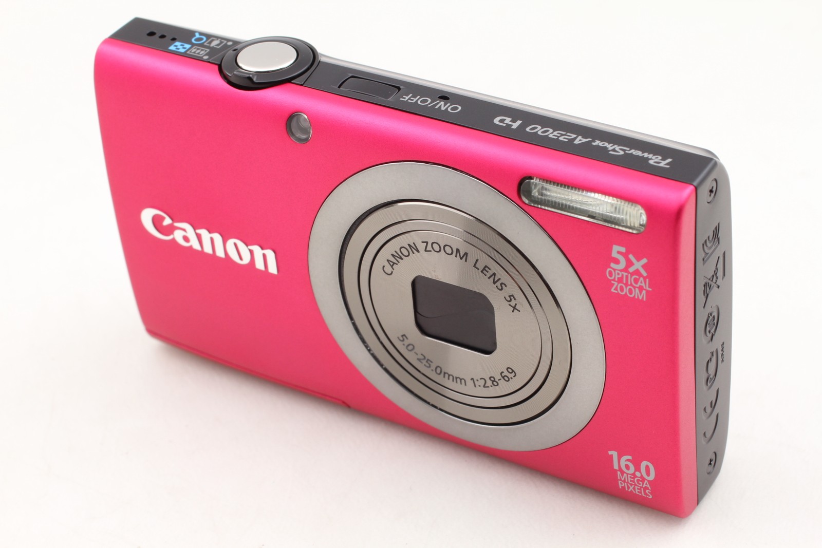 [Top MINT in Box] Canon PowerShot A2300 Pink 16.0MP Digital Camera Tested JAPAN