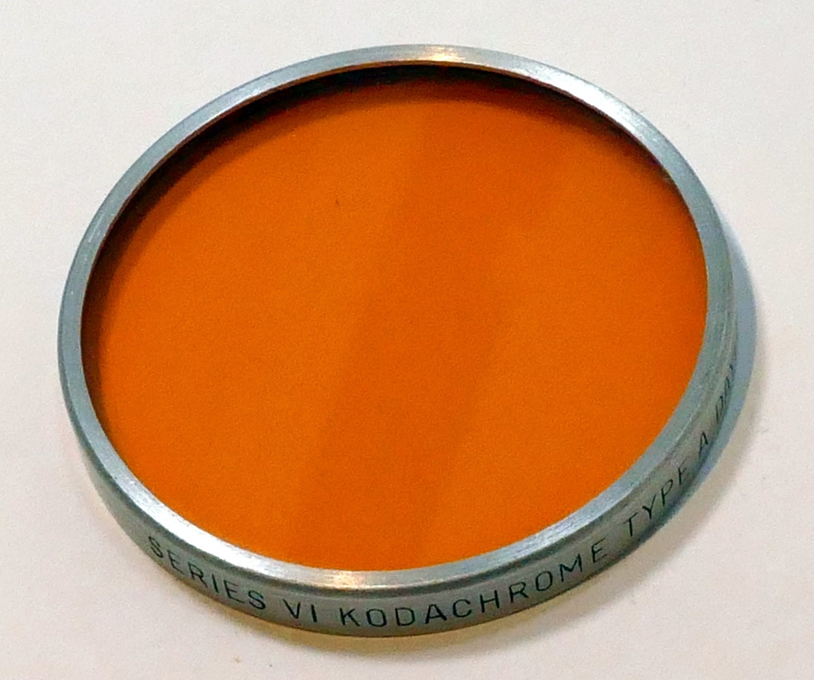 Kodak Type A Daylight Filter series 6 VI drop in type 41.3mm OD amber 85A