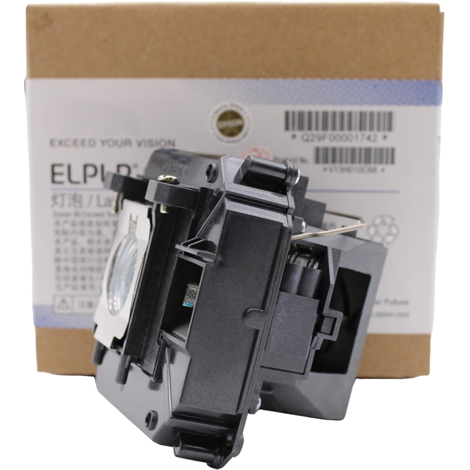 Jaspertronics Oem Elp-Lp68 Lamp Housing For Epson Projectors – 1 Year Full
