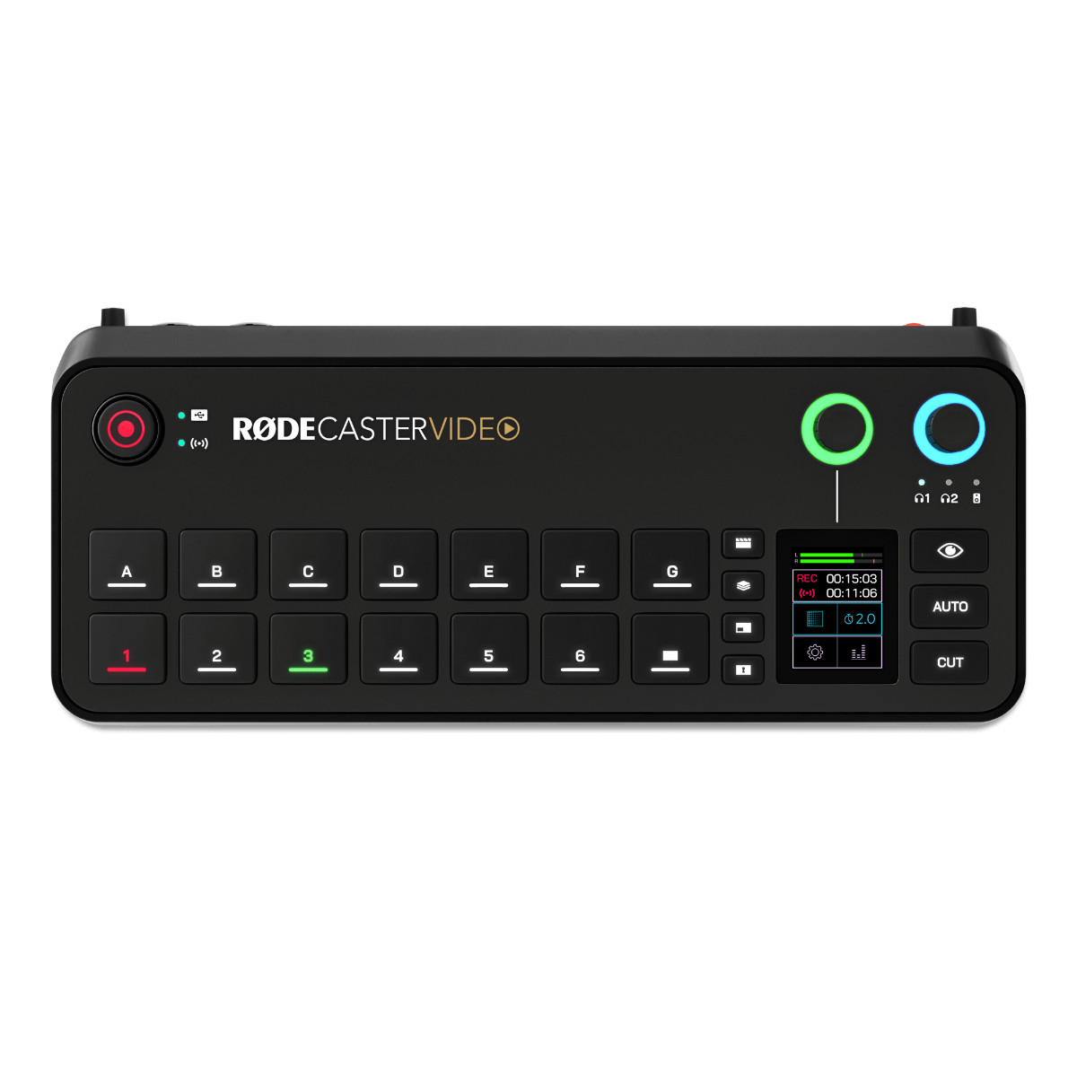 RODE RodeCaster Video Console – 4K HDMI Switcher & Audio Production Studio Mixer