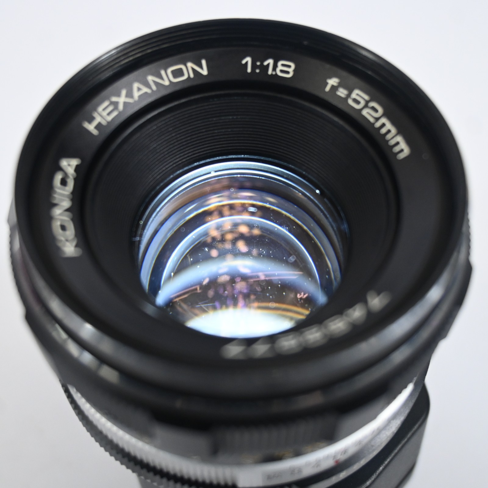 Konica Hexanon 52mm f/1.8 AR Mount Manual Focus Standard Lens