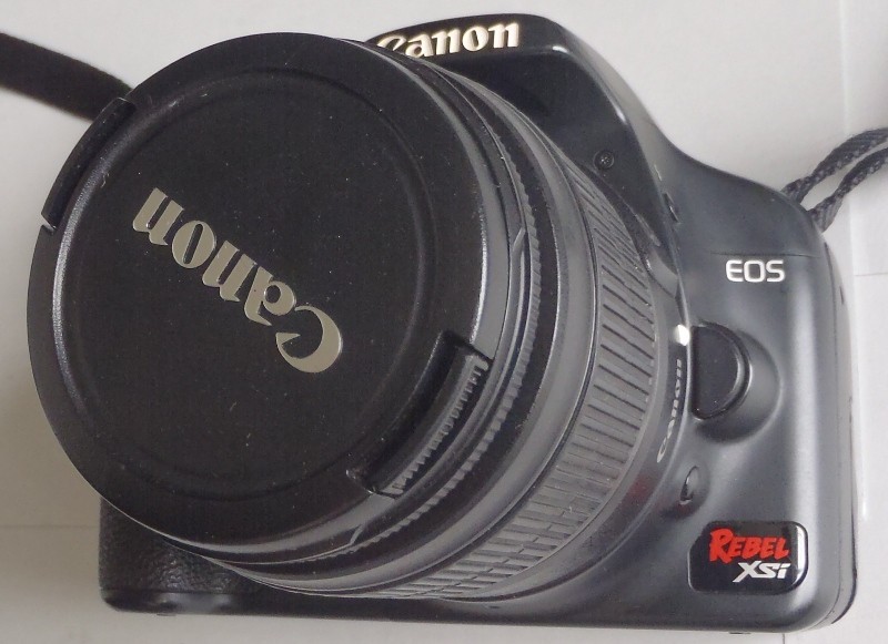 Canon Rebel XSi DSLR Camera with EF-S 18-55mm f/3.5-5.6 is Lens