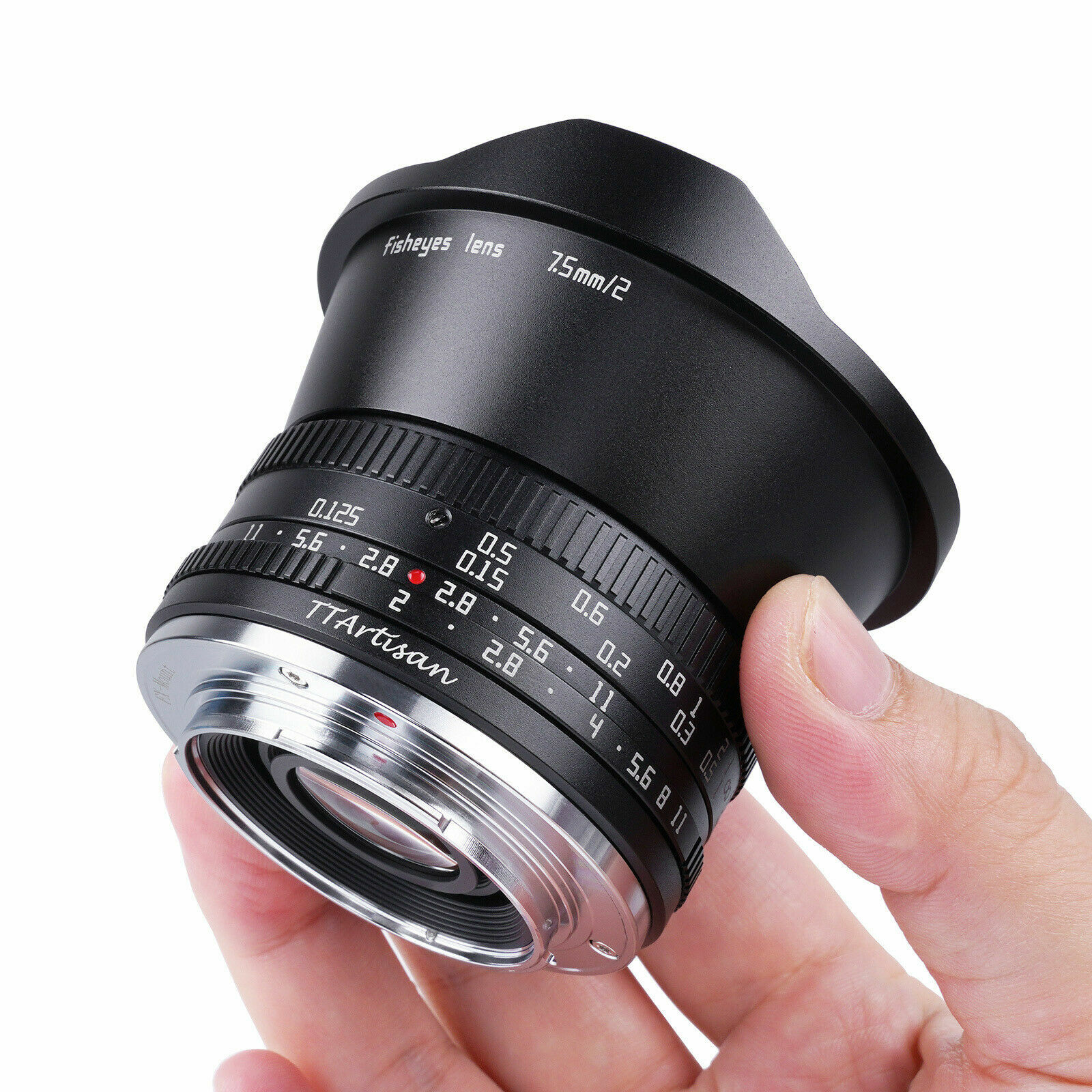 TTartisan 7.5mm F2.0 Manual Focus APS-C Fisheye Lens for Camera DSLR