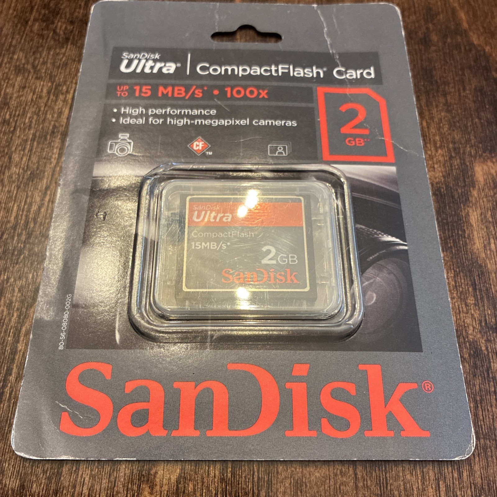 SanDisk Ultra 2GB CompactFlash I Card – SDCFH-002G-A11 New Old Stock