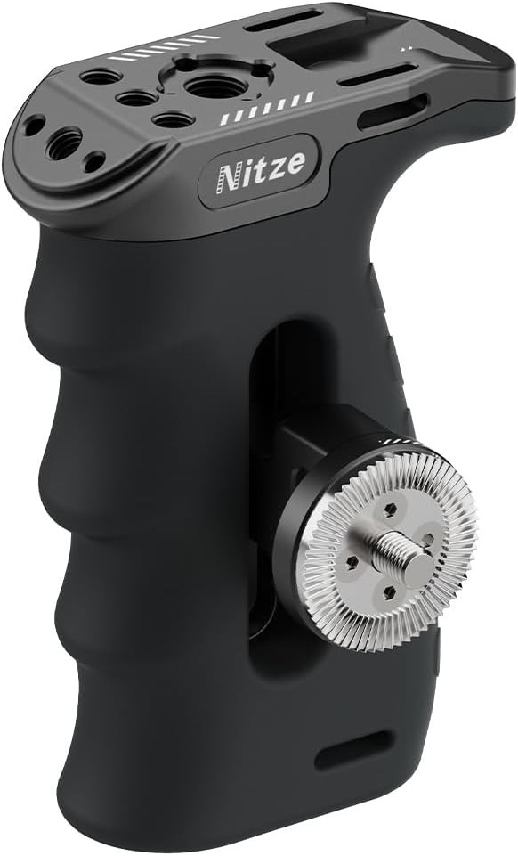 Up/Down Adjustable Side Handle with ARRI Rosette for Camera and Monitor Cages