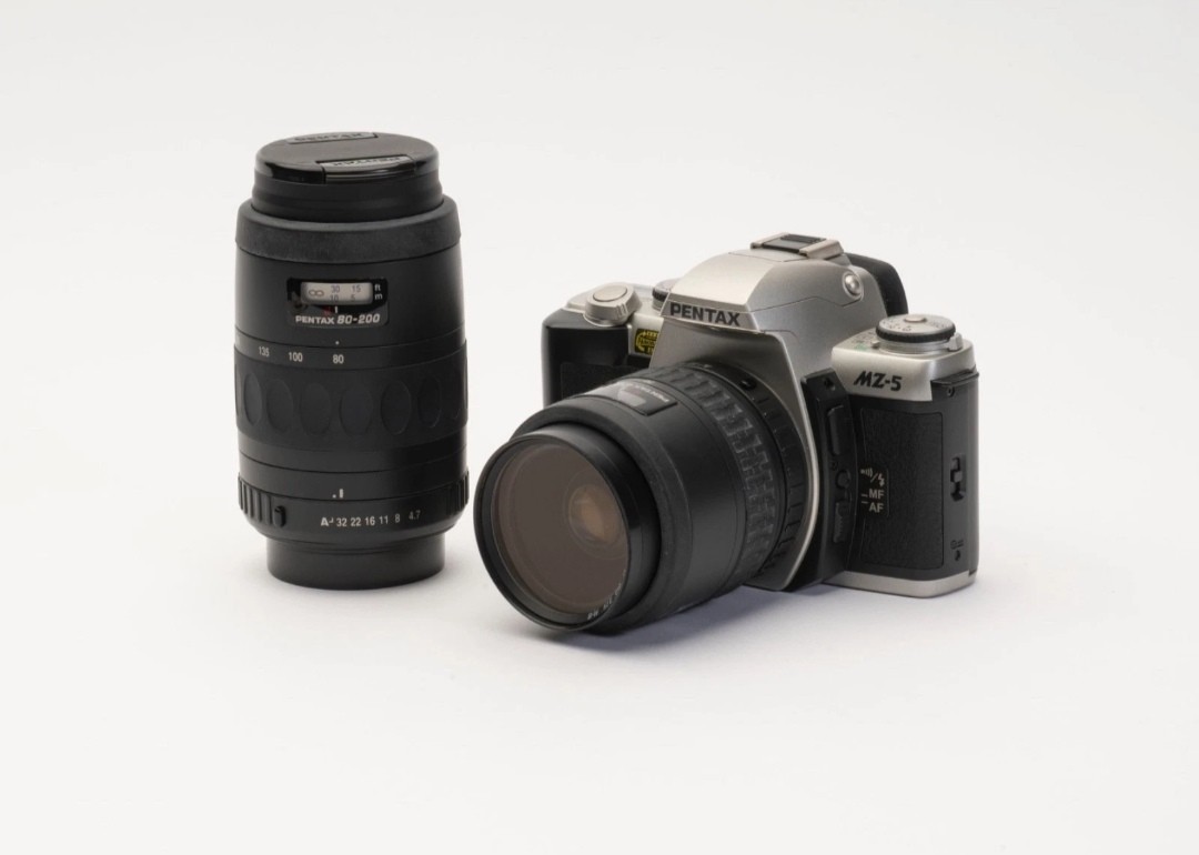 Pentax MZ-5 35mm Analog Camera, Pentax-FA 28-70, Pentax-F 80-200