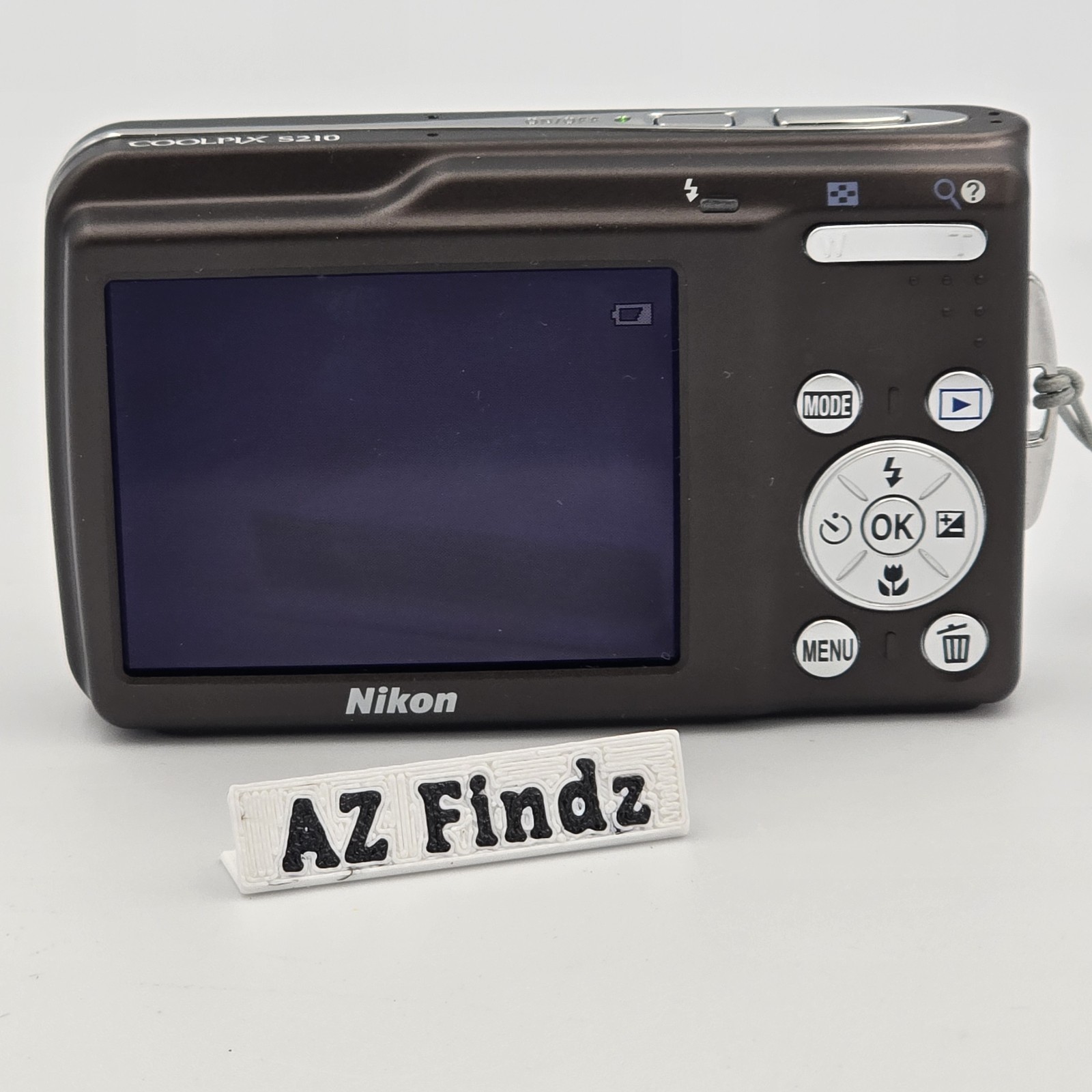 Nikon COOLPIX S210 8MP Camera Urban Black w/ Charger Case & Card