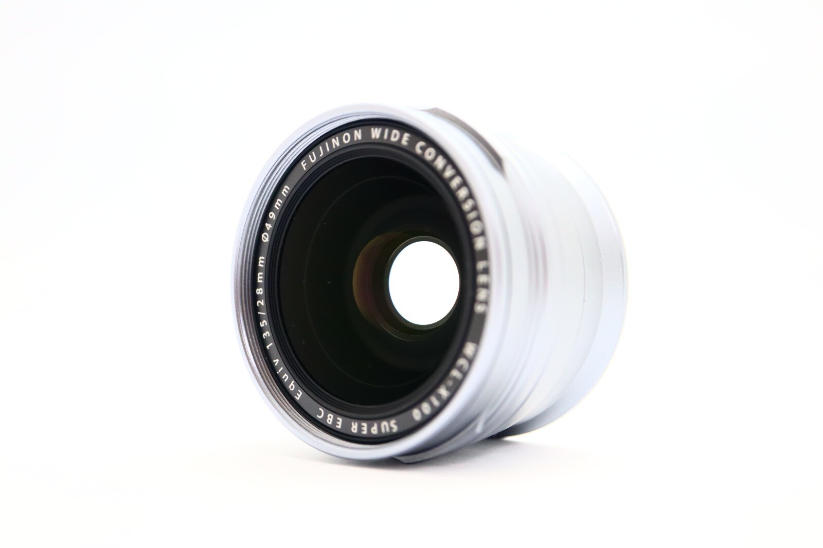 574 FUJIFILM WCL-X100 Wide Conversion Lens Silver for X100 series **N MINT** DHL