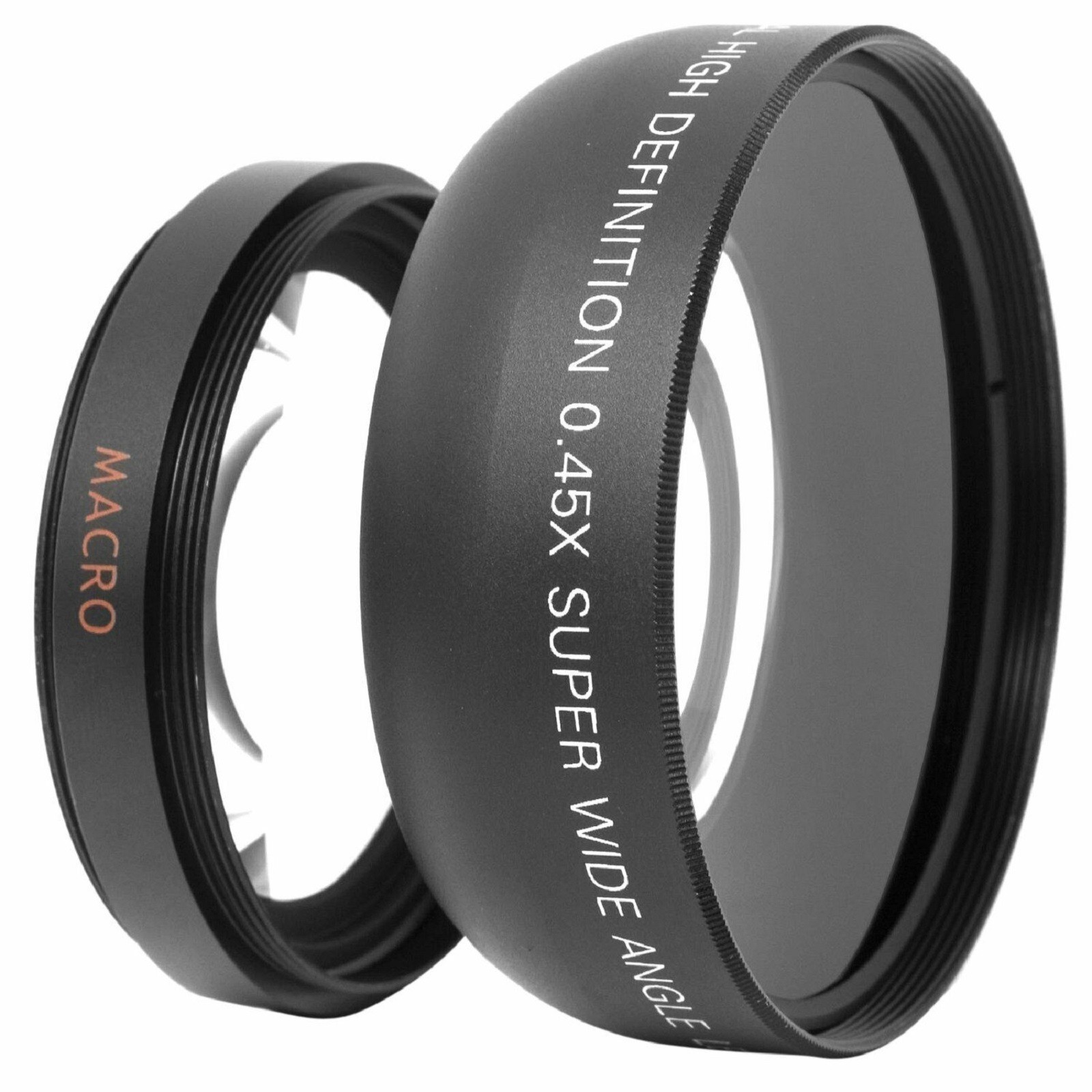 52MM 0.45x Wide Angle Lens + Macro Lens for 52mm DSLR and digital camera F
