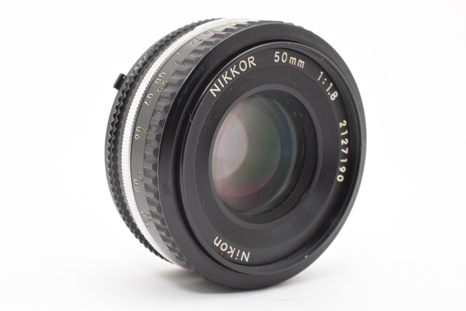 【TOP MINT】 Nikon Nikkor Ai-S AIS 50mm f1.8 Pancake Prime MF Lens From Japan