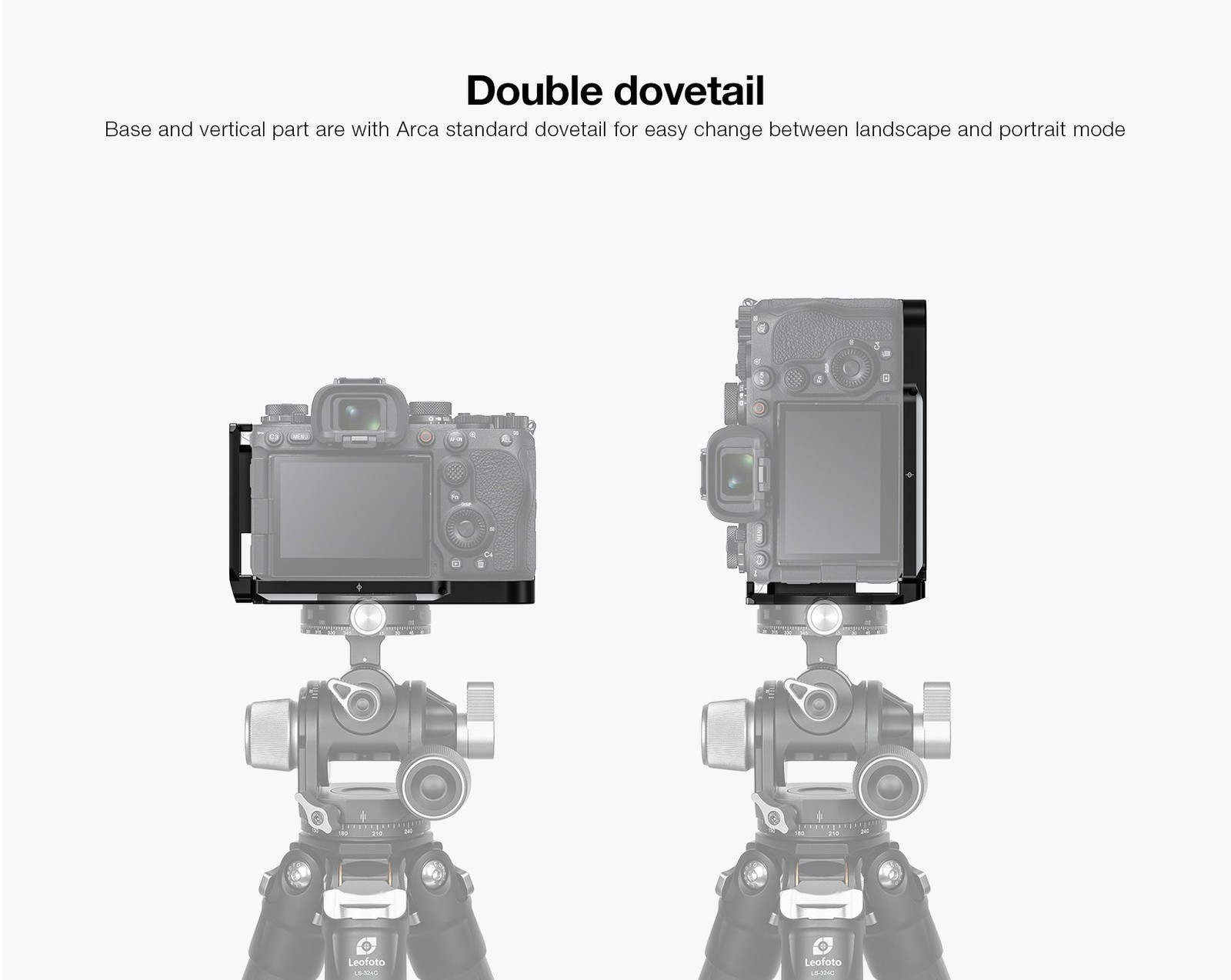 Leofoto LPS-A1 II L Plate for Sony A1 II Camera | Arca Compatible