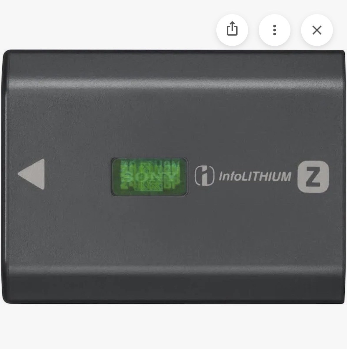 SONY NPFZ100 DI Rechargeable Battery Pack