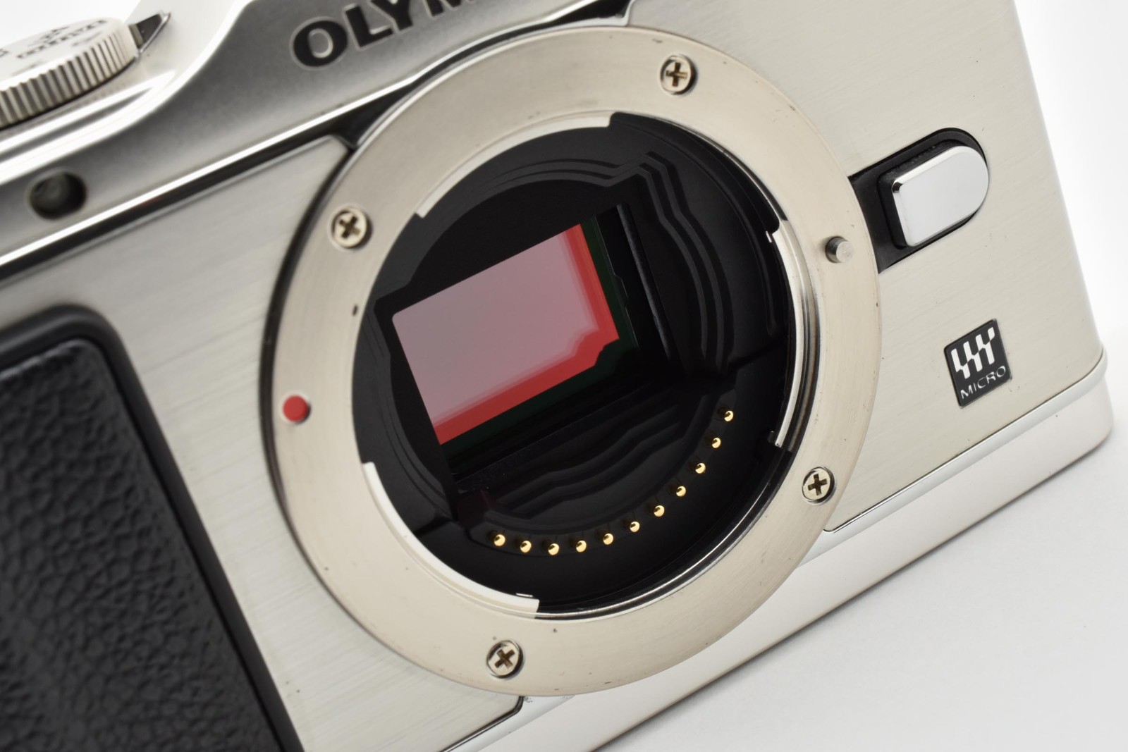 [MINT] OLYMPUS PEN E-P3 12.3MP Mirrorless Digital Camera Body Silver from JAPAN