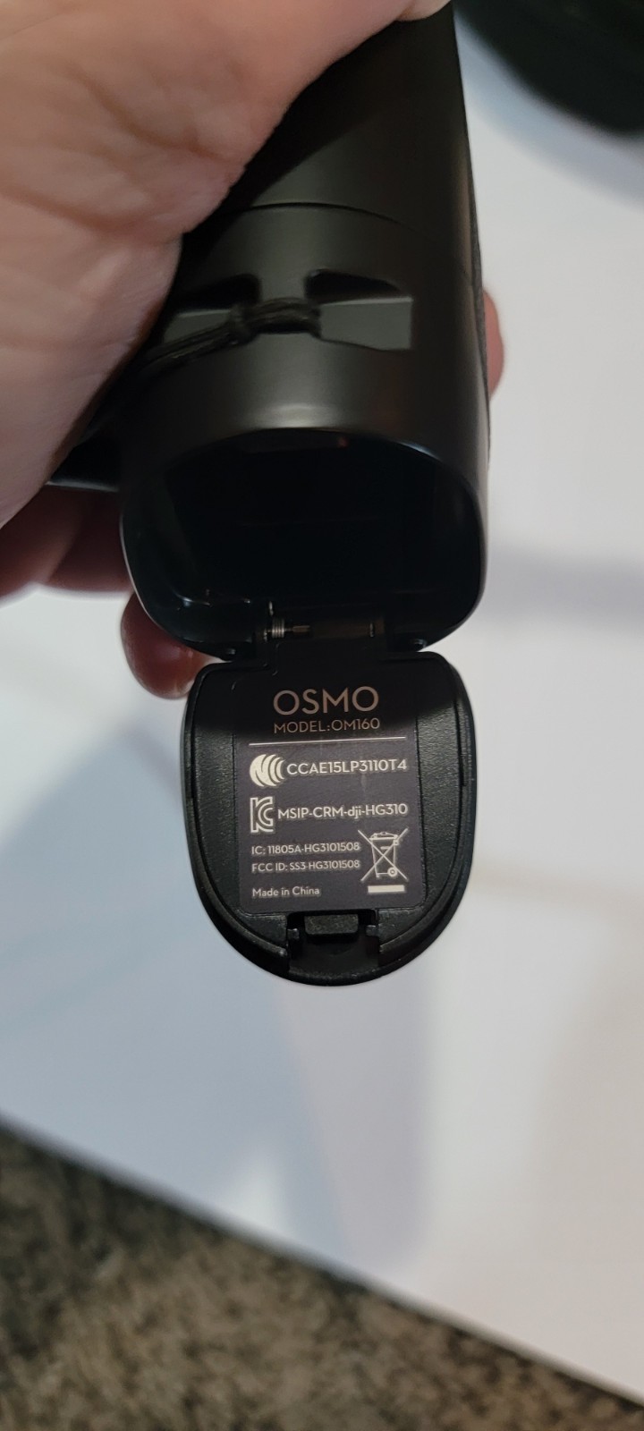 DJI om160 osmo Zenmuse X3 4K Handheld Gimbal Camera 3-Axis With Case And Manual