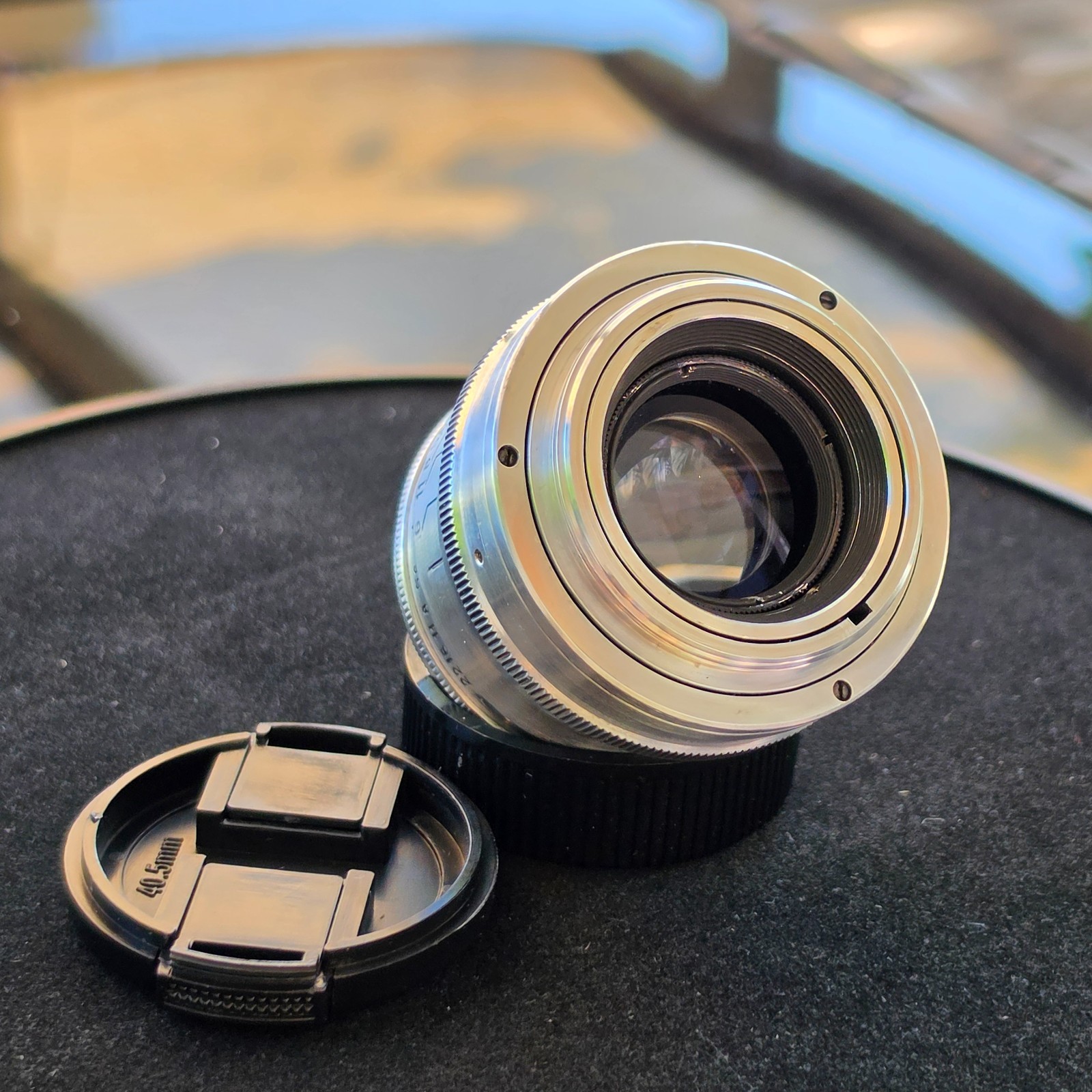 Jupiter-8 50mm f2 Soviet Silver Lens M39 LTM KMZ USSR Vintage Portrait Sonnar