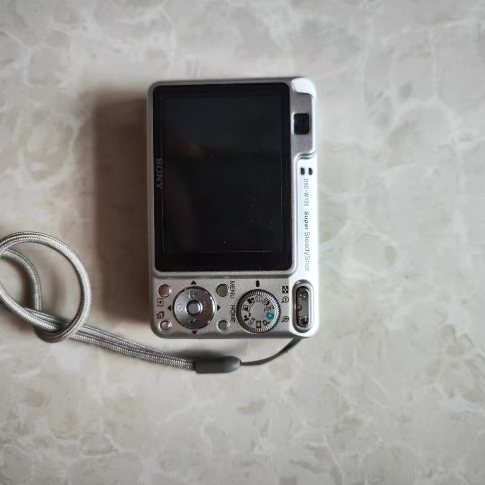 Sony Cybershot DSC-W120 7.2MP CCD Vintage Digital Camera – 100% Working-Silver
