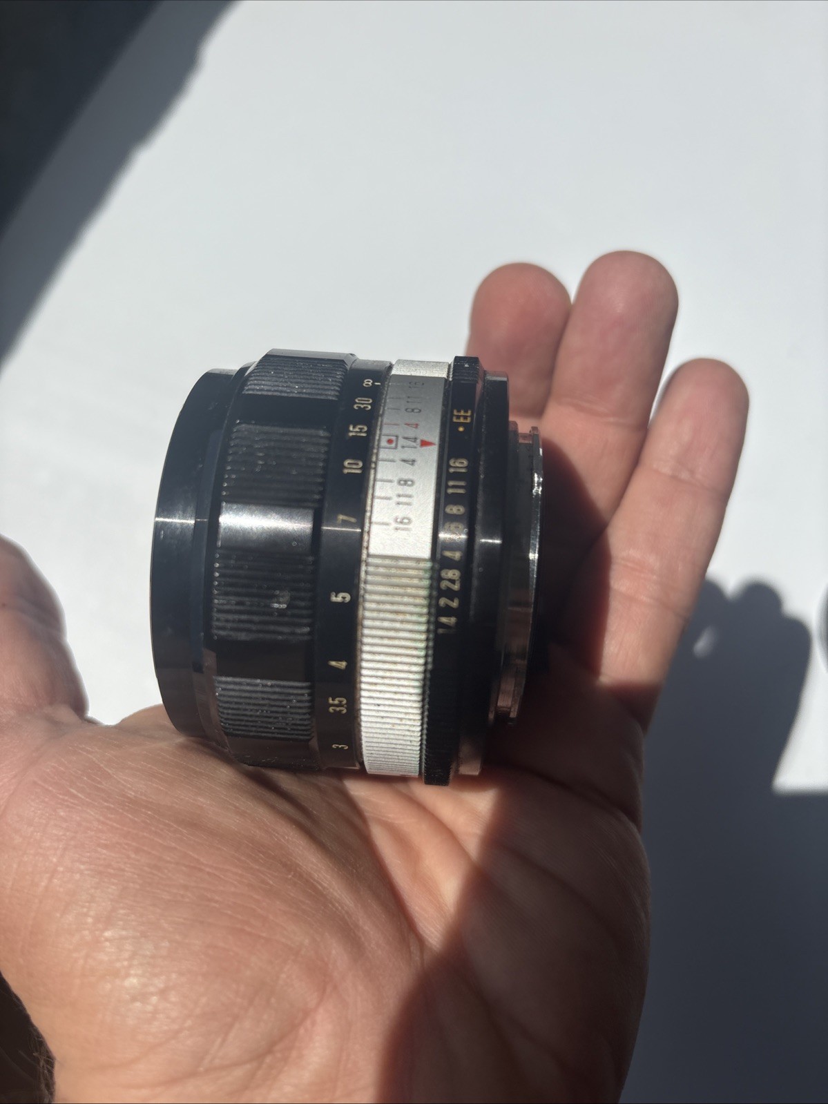 Konica Hexanon 1:1.4 F=57mm Camera Lens Made in Japan