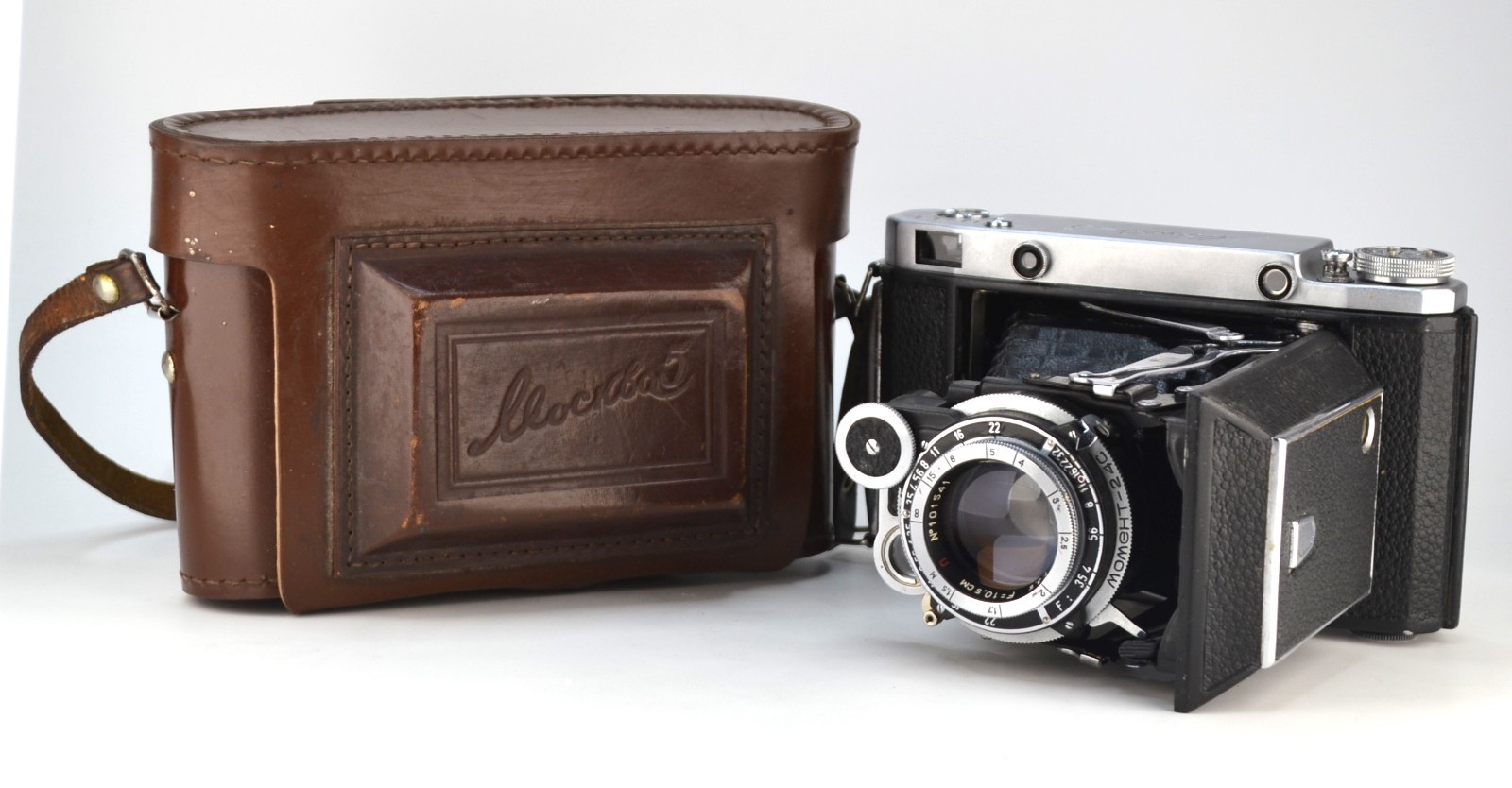 SERVICED! SOVIET USSR MOSKVA-5 RF 6×9 CAMERA (1)
