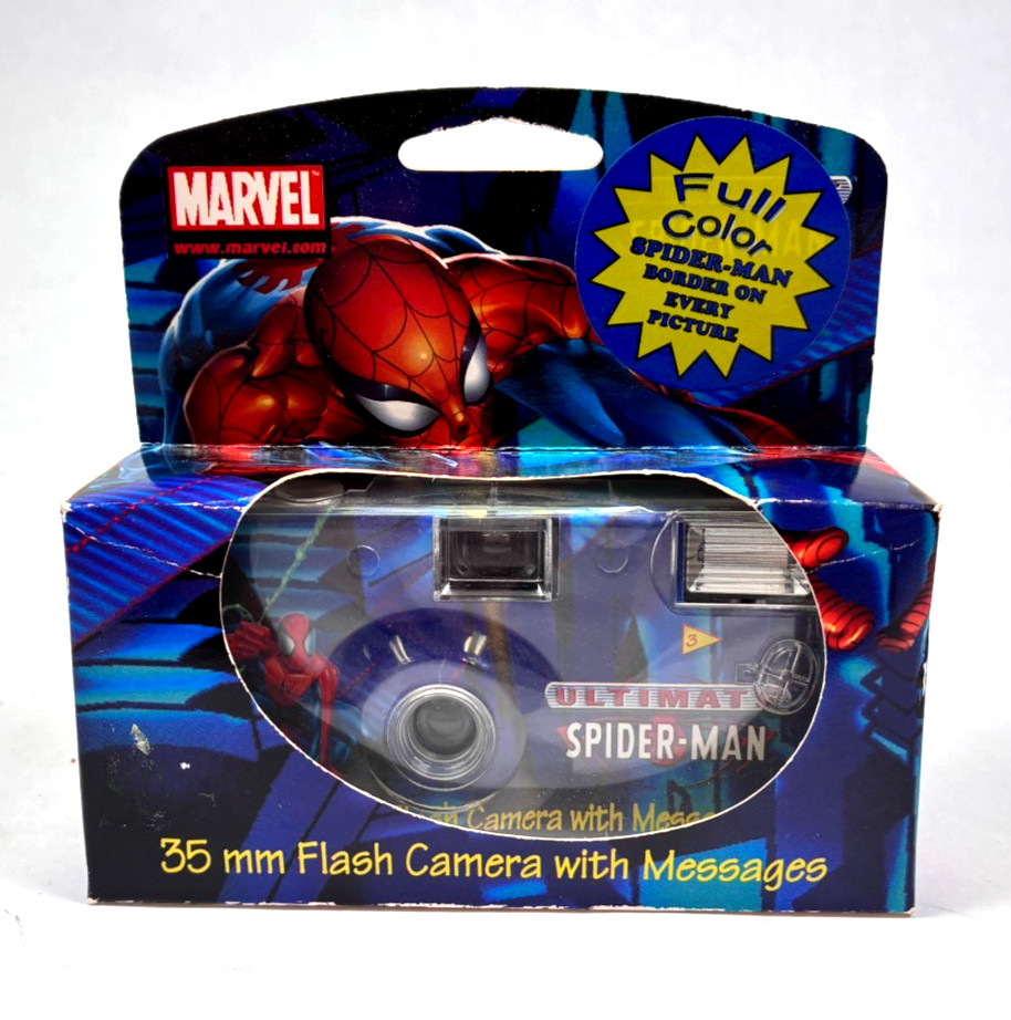 Ultimate Spider-Man Disposable Camera New Marvel