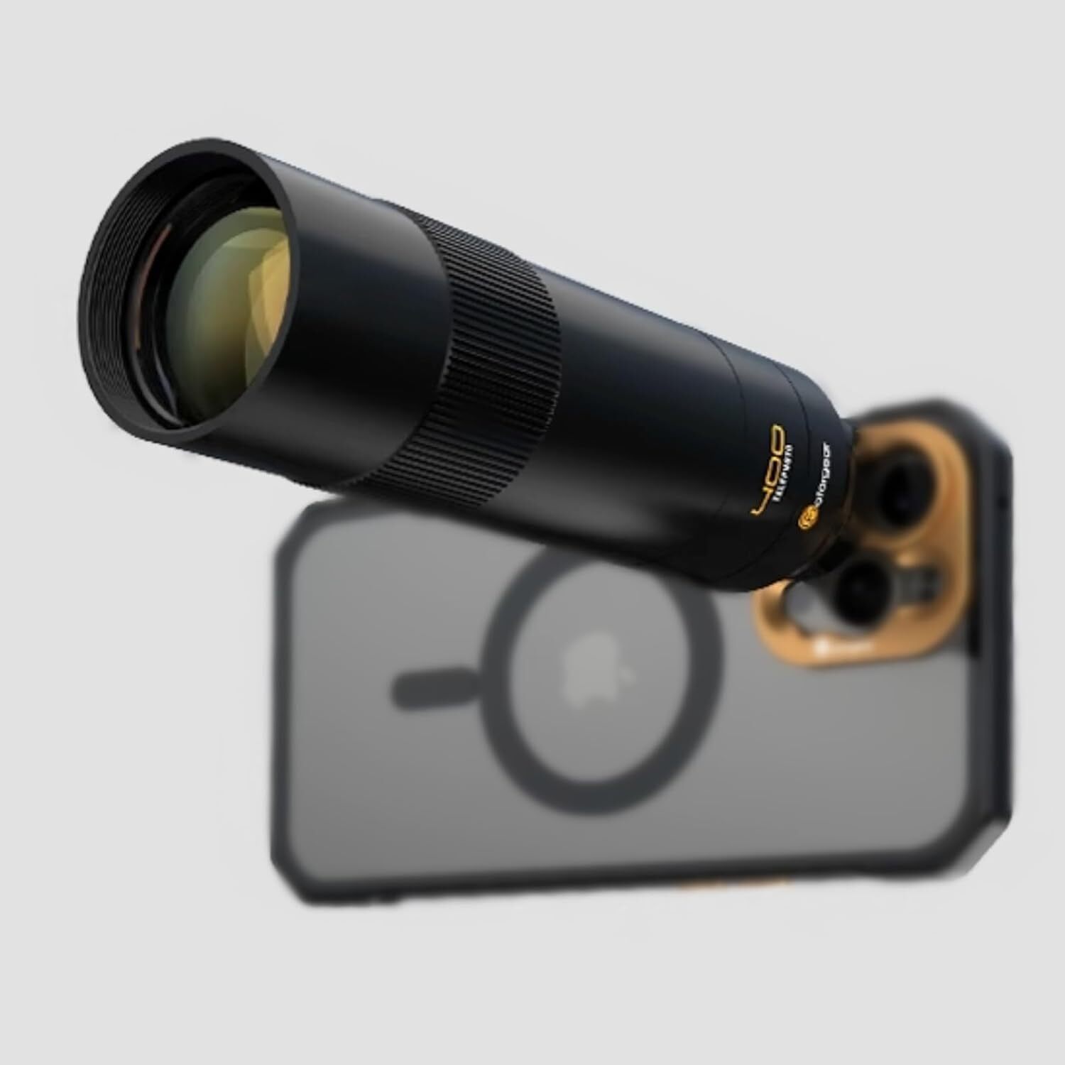 Fotorgear Pro ll T-Mount Fisheye Macro Wide-Angle Portrait 1.55X Smartphone Lens