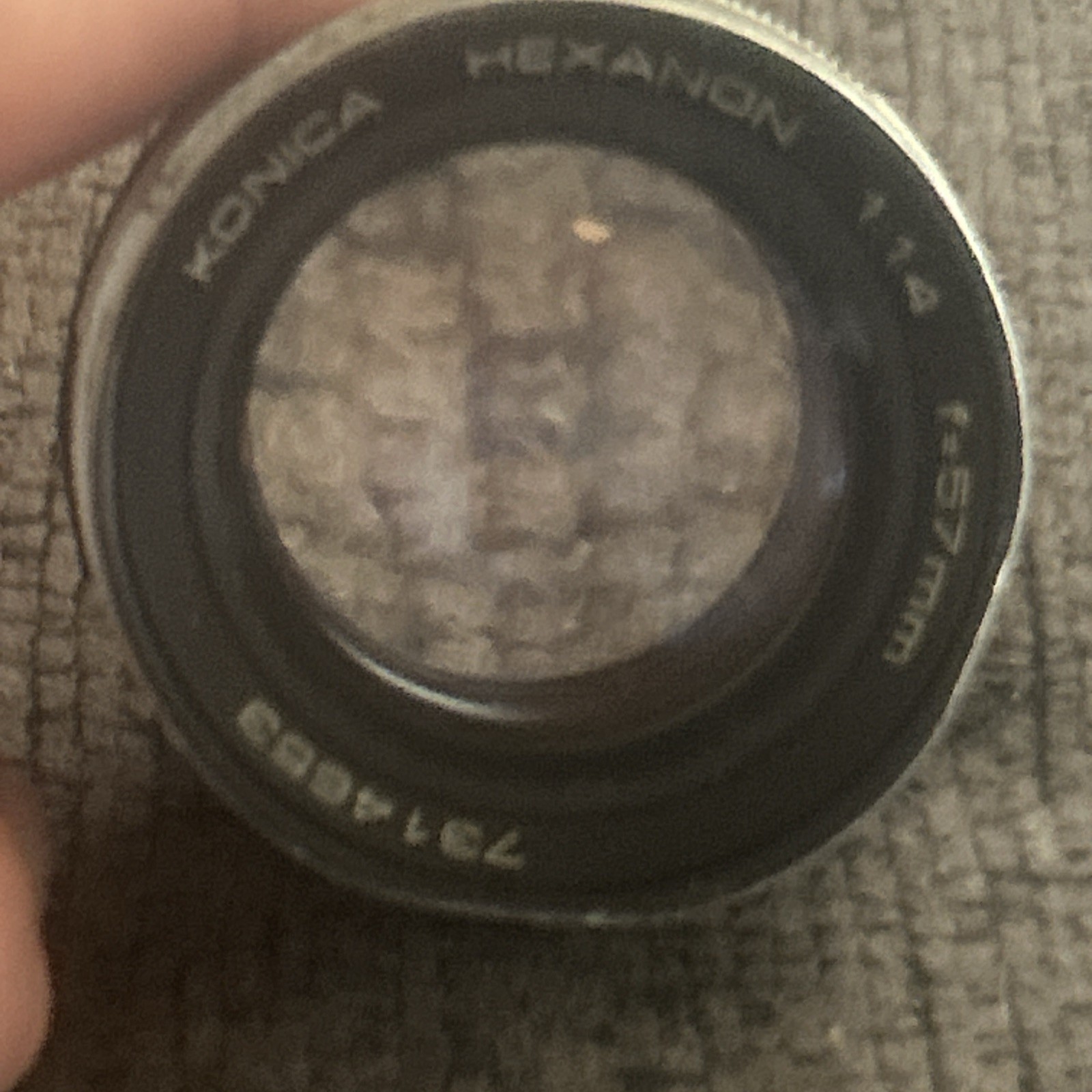 Konica 57mm f/1.4 Hexanon EE AR Mount Lens *USED*