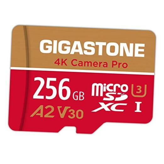 【5-Years Data Recovery】 256GB Micro SD Card, 4K 256GB 4K Camera Pro 1-Pack