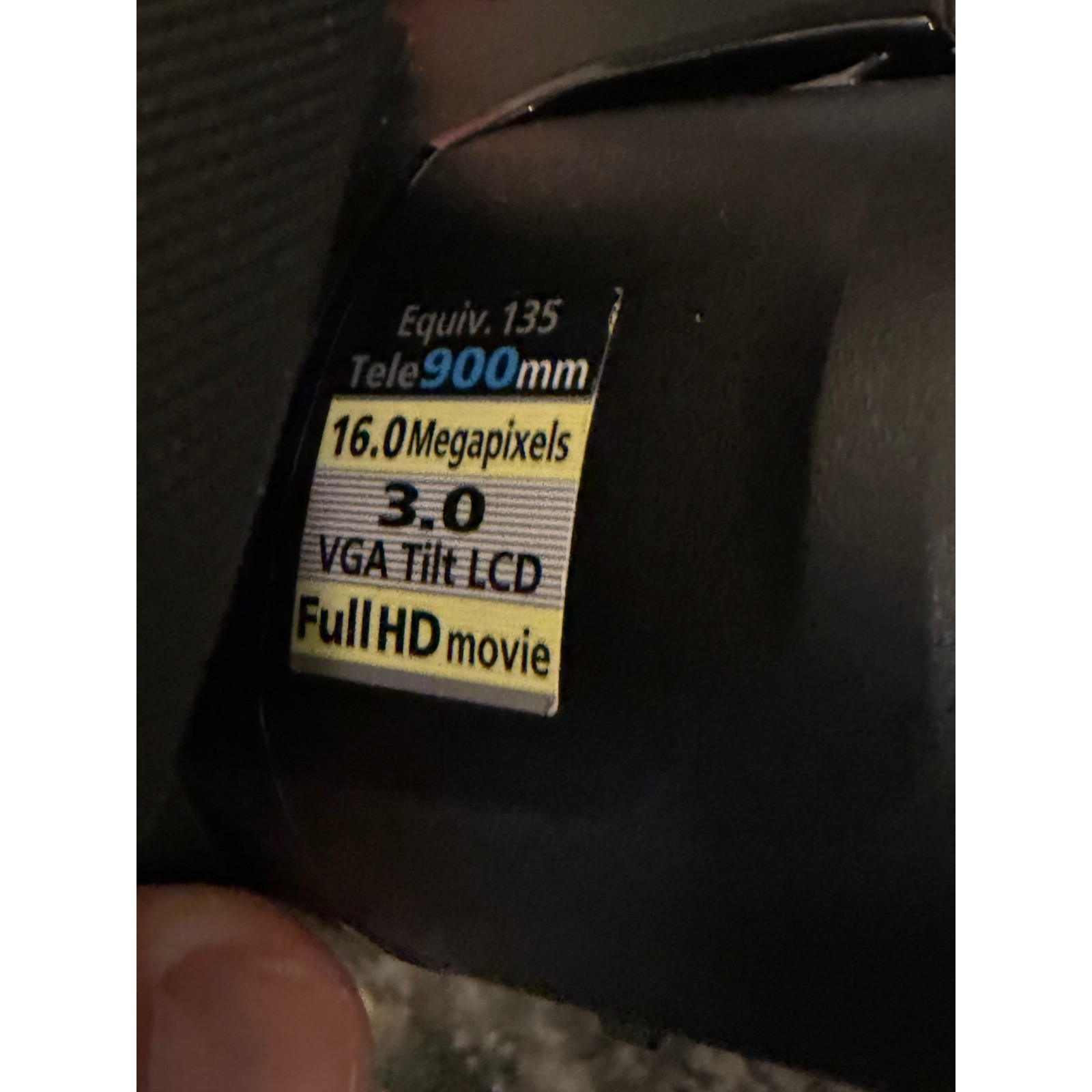 Nikon Coolpix B500 Black Digital Camera 40x Optical Zoom For Parts or Repair