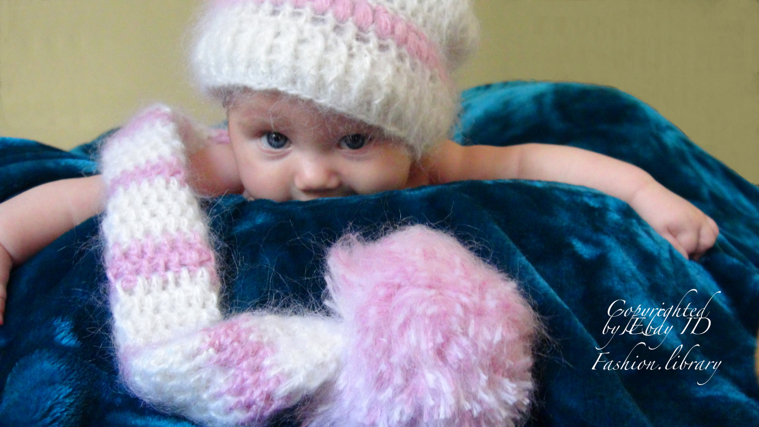 0-6 months Elf Hat Long Tail Baby Girl Photography Photo Prop handmade crochet