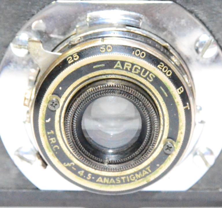 Argus AF 35mm Camera f4.5 Anastigmat Black Bakelite Art Deco -PARTS OR REPAIR