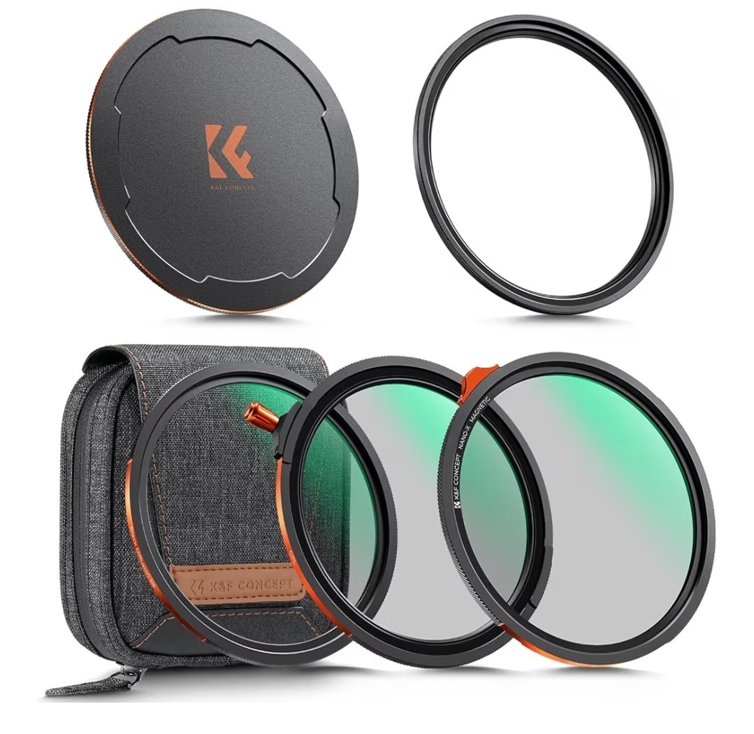 K&F CONCEPT 95mm Magnetic 1s Swap 5-Pack With Storage Case (Nano-X Series)