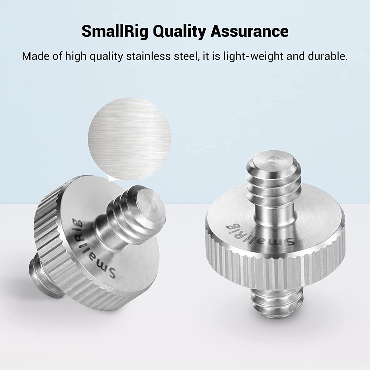 Lightweight 1/4″ Male Threaded Camera Screw Adapter – 2-Pack for Versatile Use