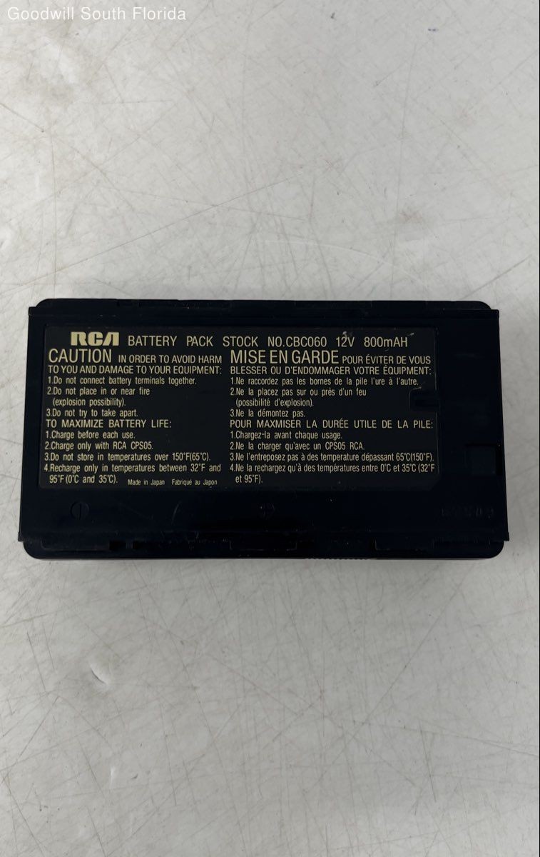 RCA VHS-C Solid State Image Sensor Video Zoom Lens Camcorder