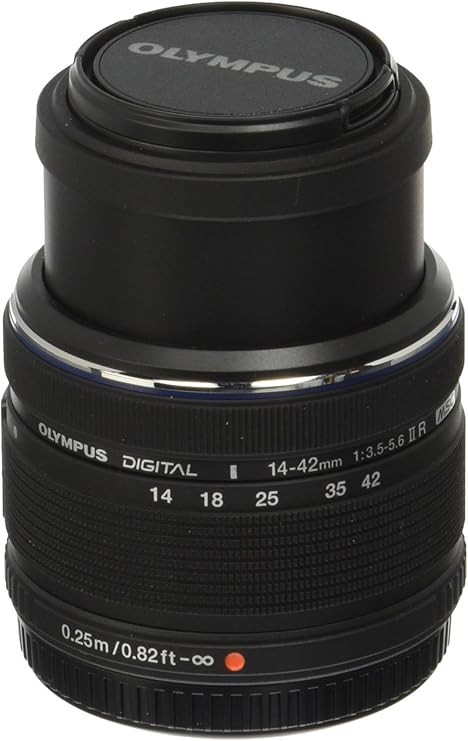 Reconditioned Olympus M.Zuiko Digital ED 14-42mm II R Lens Black Edition Kit