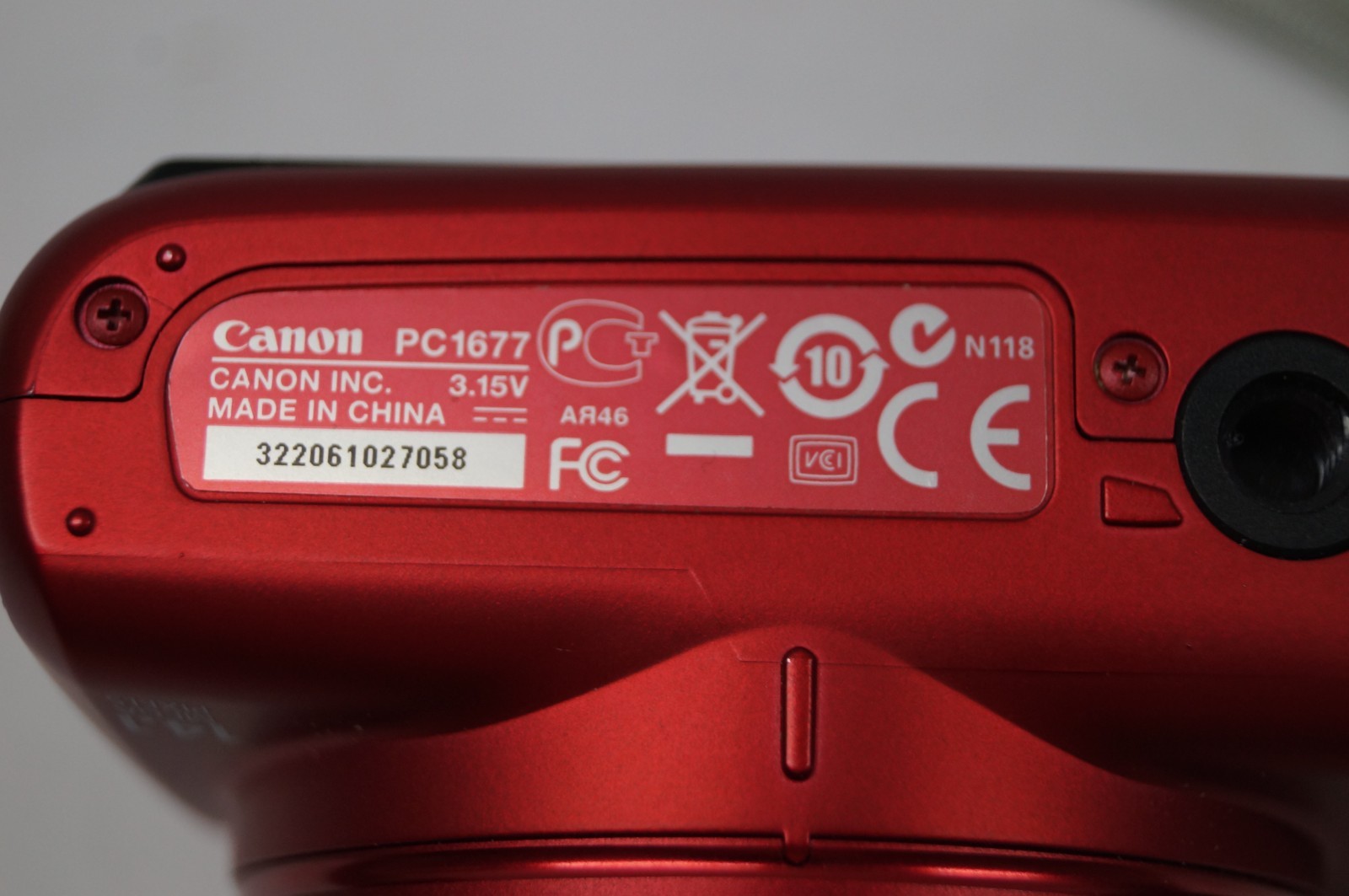 Canon PowerShot SX150 IS PC1677 14.1MP Digital Camera 12X 16GB SD WORKING E223