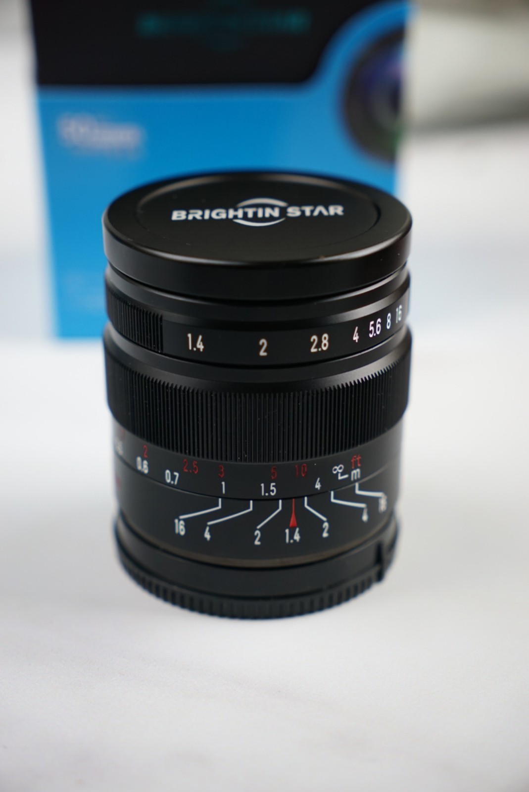 Brightin Star 50mm F1.4 APS-C Manual Focus Lens, Fit for Sony E Mount