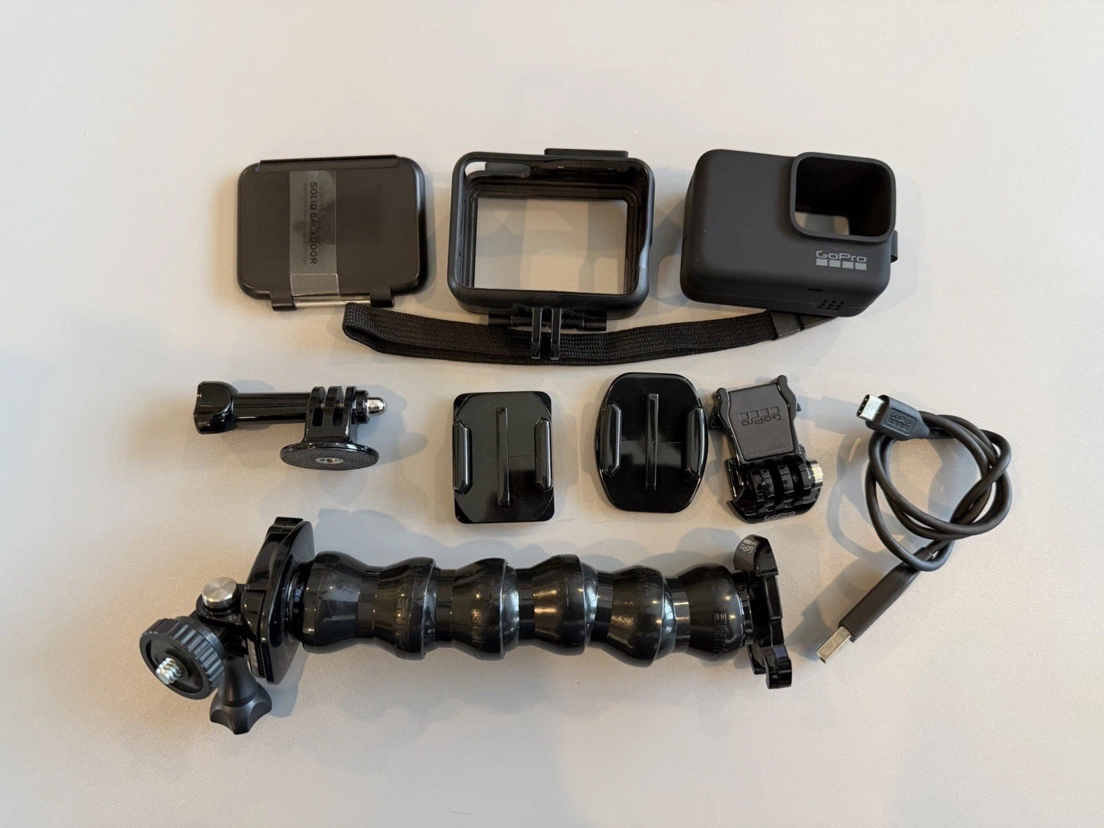 GoPro HERO7 Black Action Camera with Battery, Charge Cable And Accessories