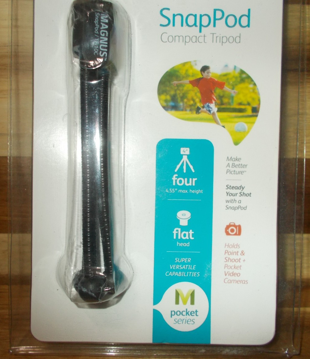 Tabletop Compact Tripod NEW 4.55 IN. Flexible Magnus Max Load 1.1 LB