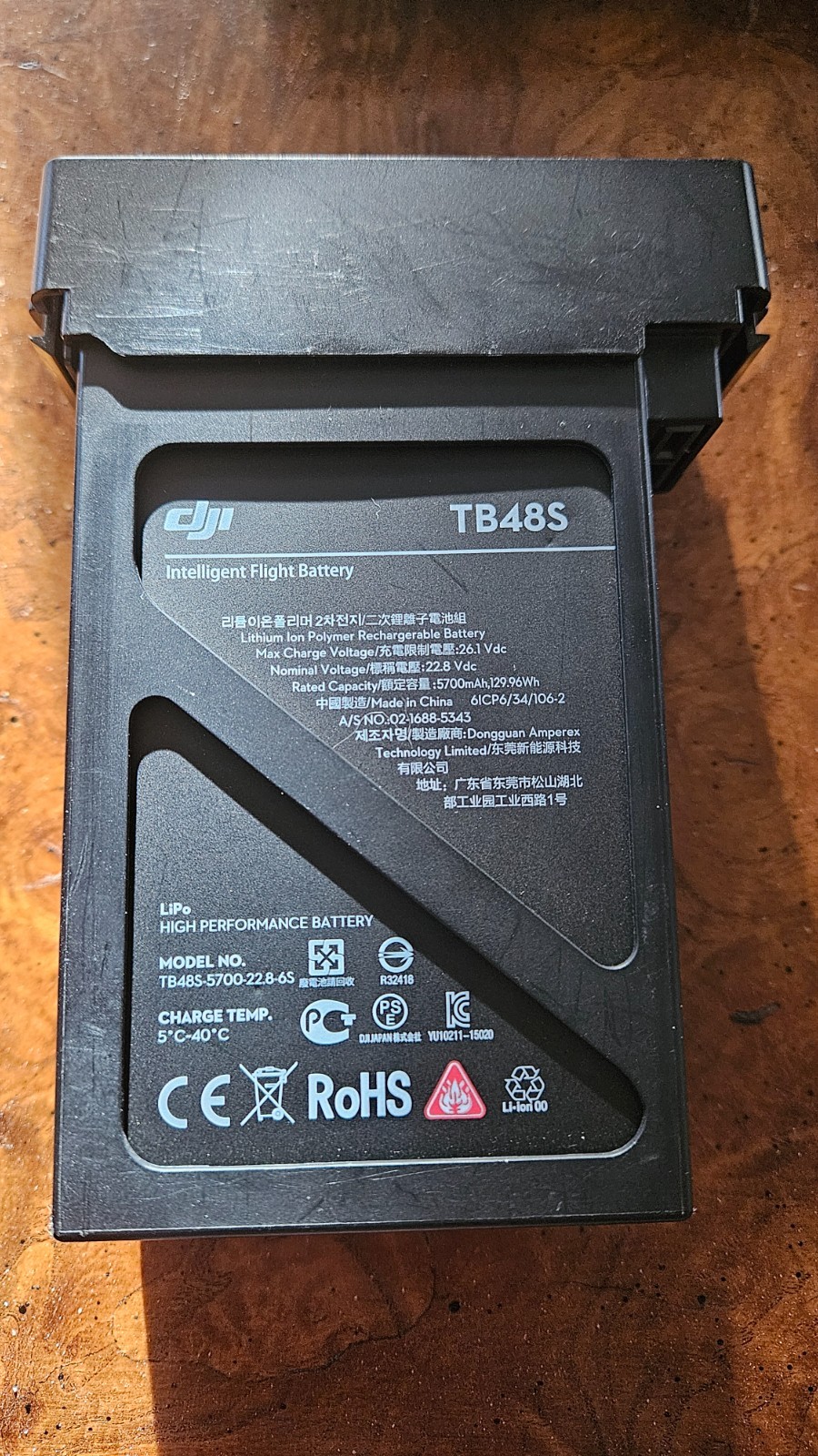 DJI TB47S Intelligent Flight Battery for DJI Matrice 600 Pro