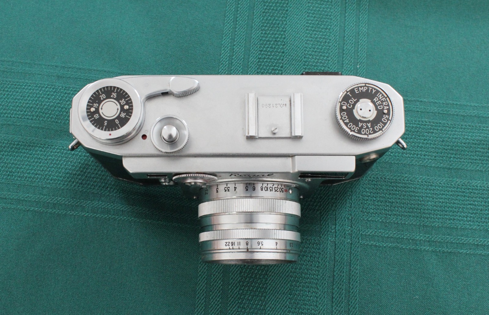 Vintage 1950’s Royal SLR Camera, Tominor 50mm Lens, with case, Not Tested