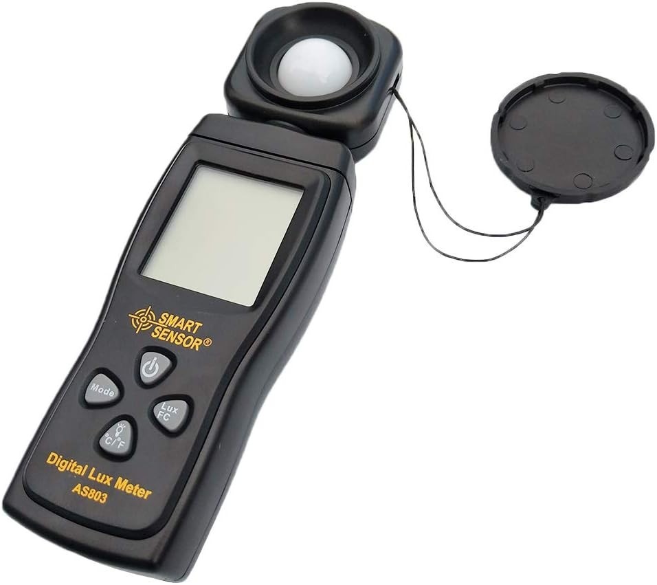 Portable Lux Light Meter for Plant Growth and LED Lighting – Compact Design