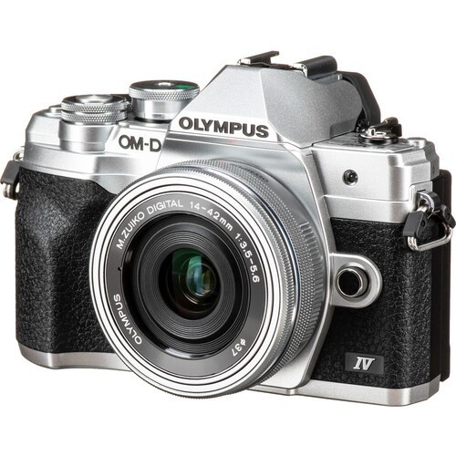 Reconditioned Olympus OM-D E-M10 Mark IV Mirrorless Camera Kit with 14-42mm Lens