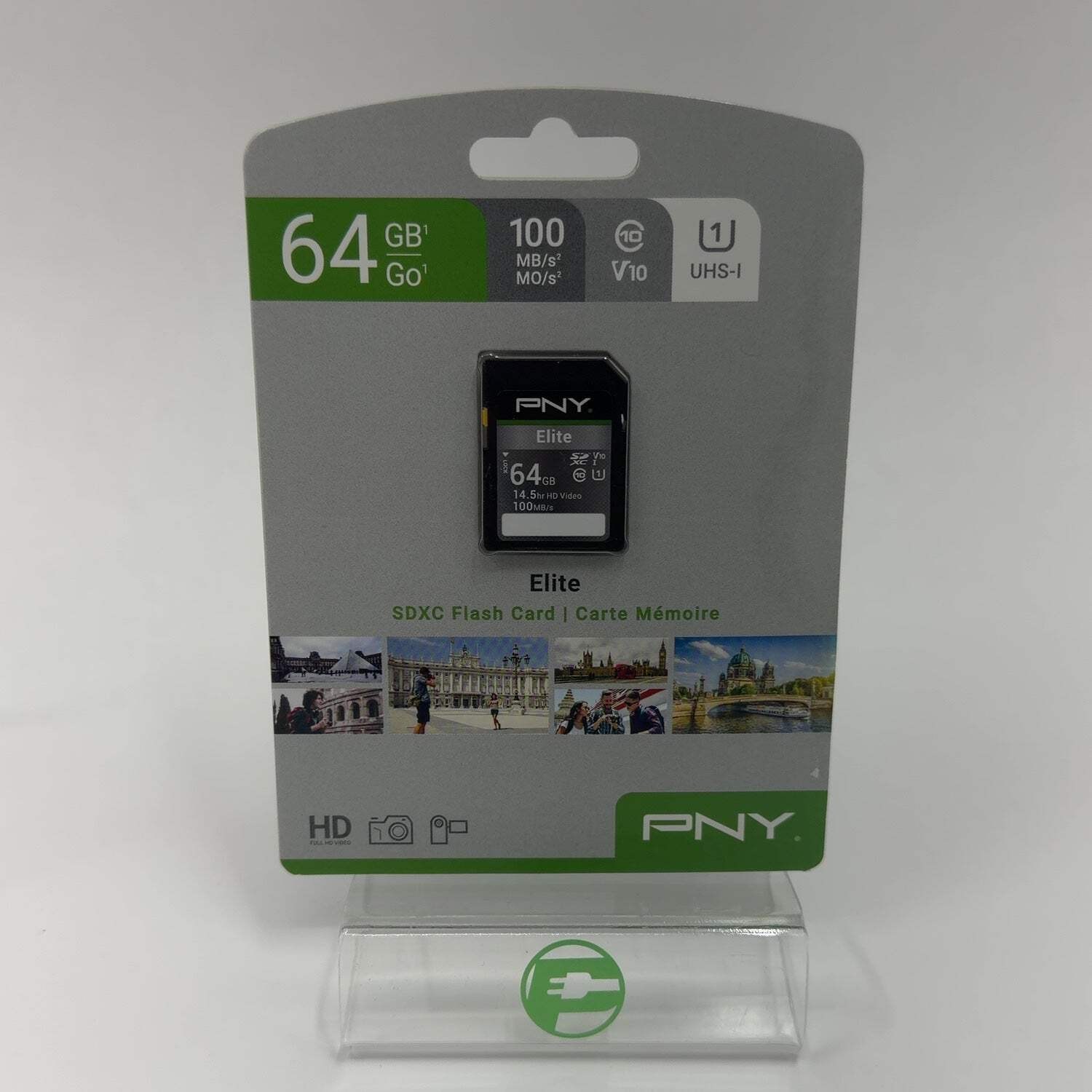 New PNY 64GB Elite UHS-I SDXC Flash Memory Card P-SD64GU1100EL-GE