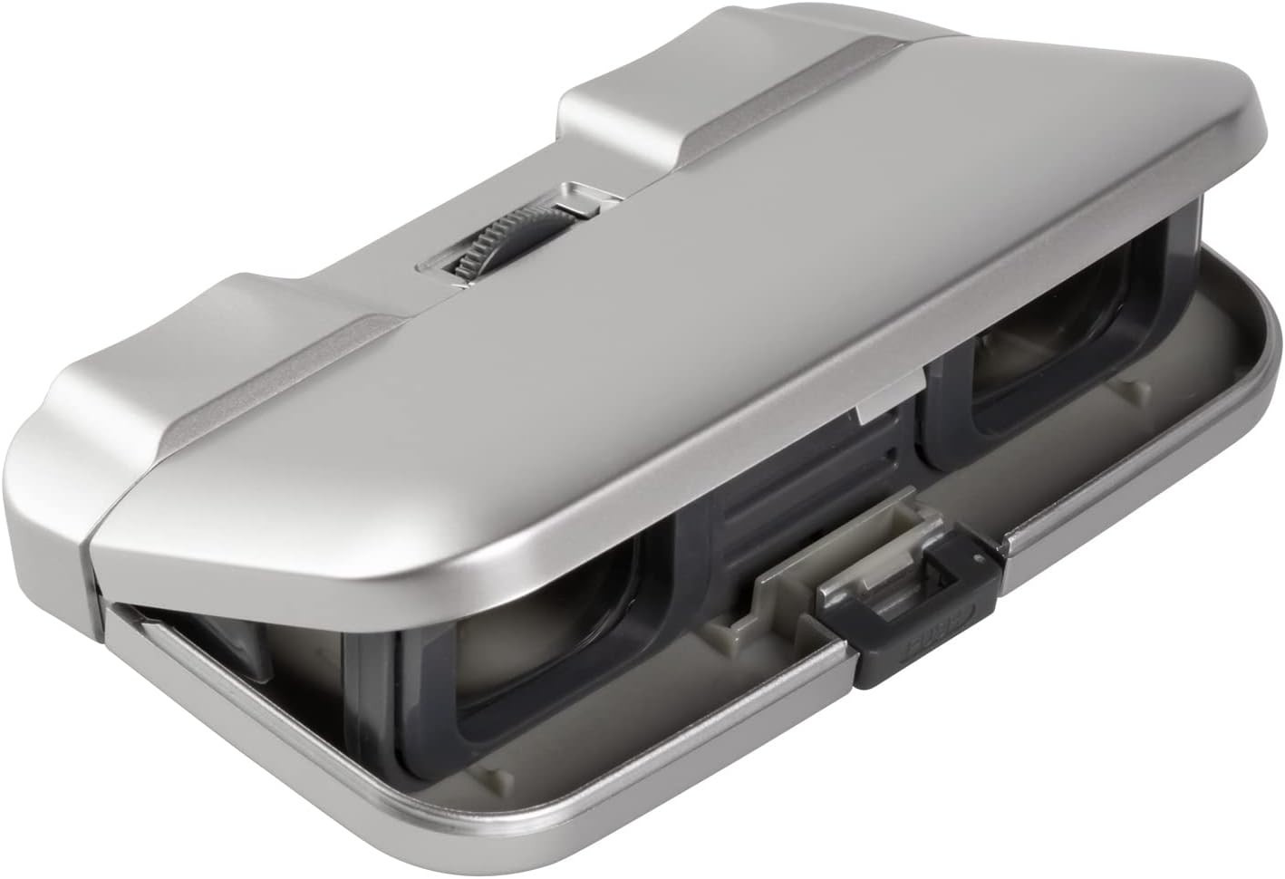 Slim Silver Opera Glass Pliant 3×25 Folding Binoculars for Theater Concert Sport